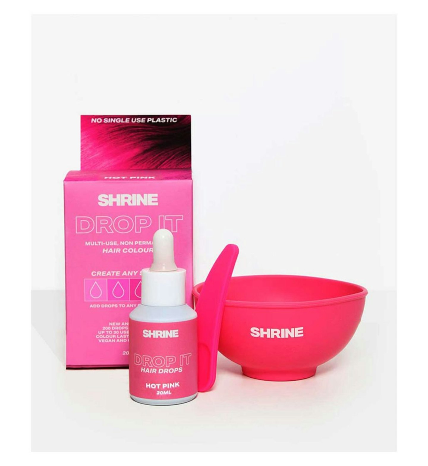 SHRINE Hair Colourant Hot Pink Kit