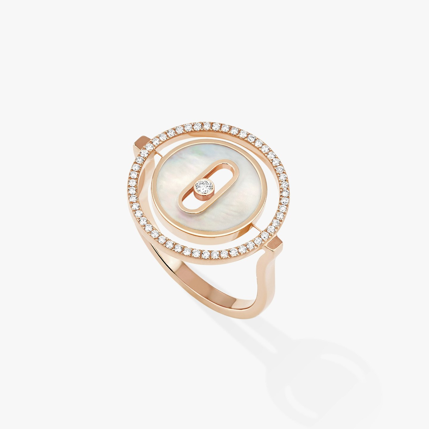 Lucky Move PM White Mother of Pearl Ring