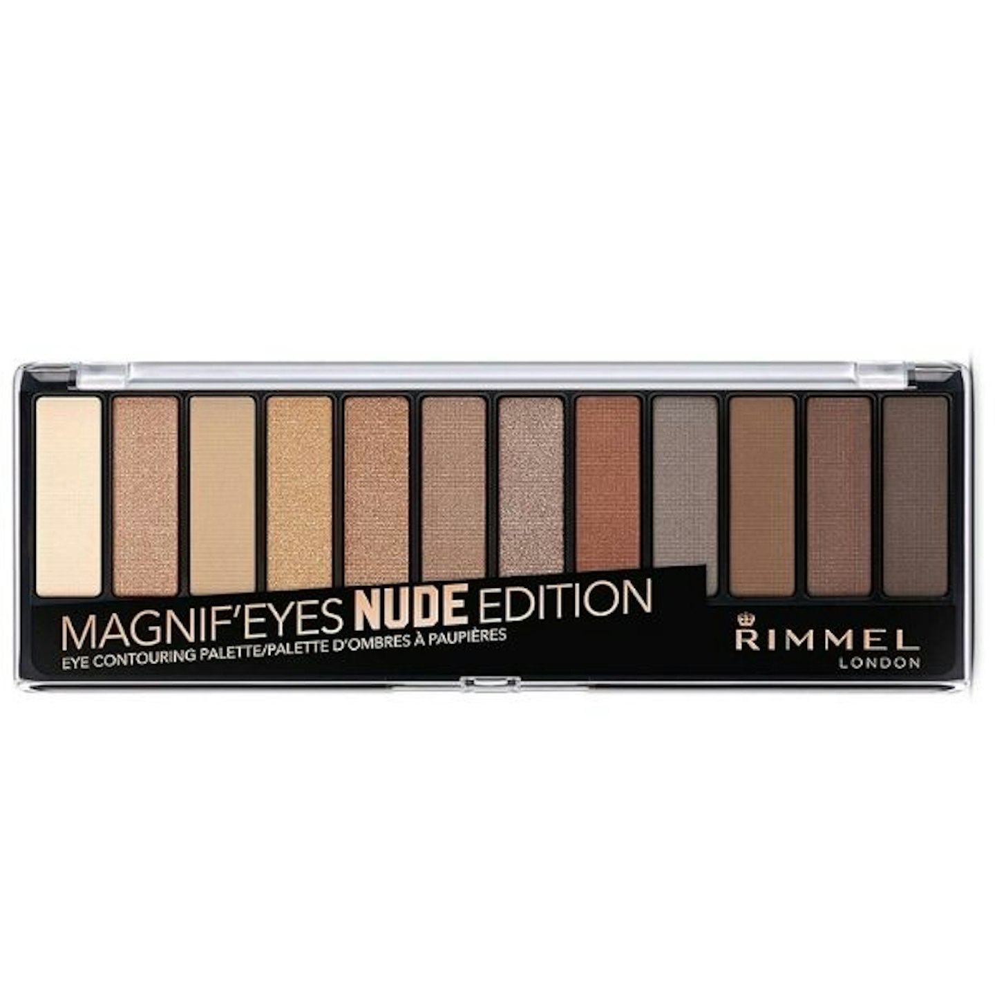 Rimmel Magnif'eyes Nude Edition Eyeshadow Palette, 12 shade