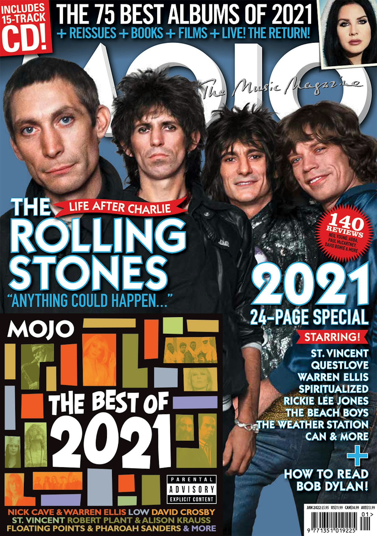 MOJO 338 cover, featuring The Rolling Stones