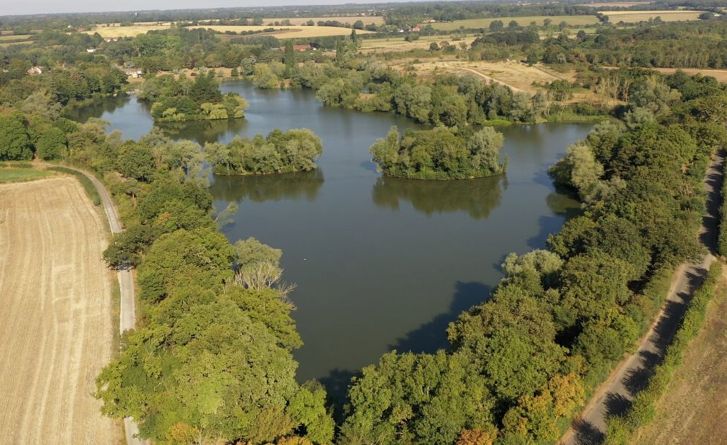 Roach paradise Homersfield Lake, in Suffolk