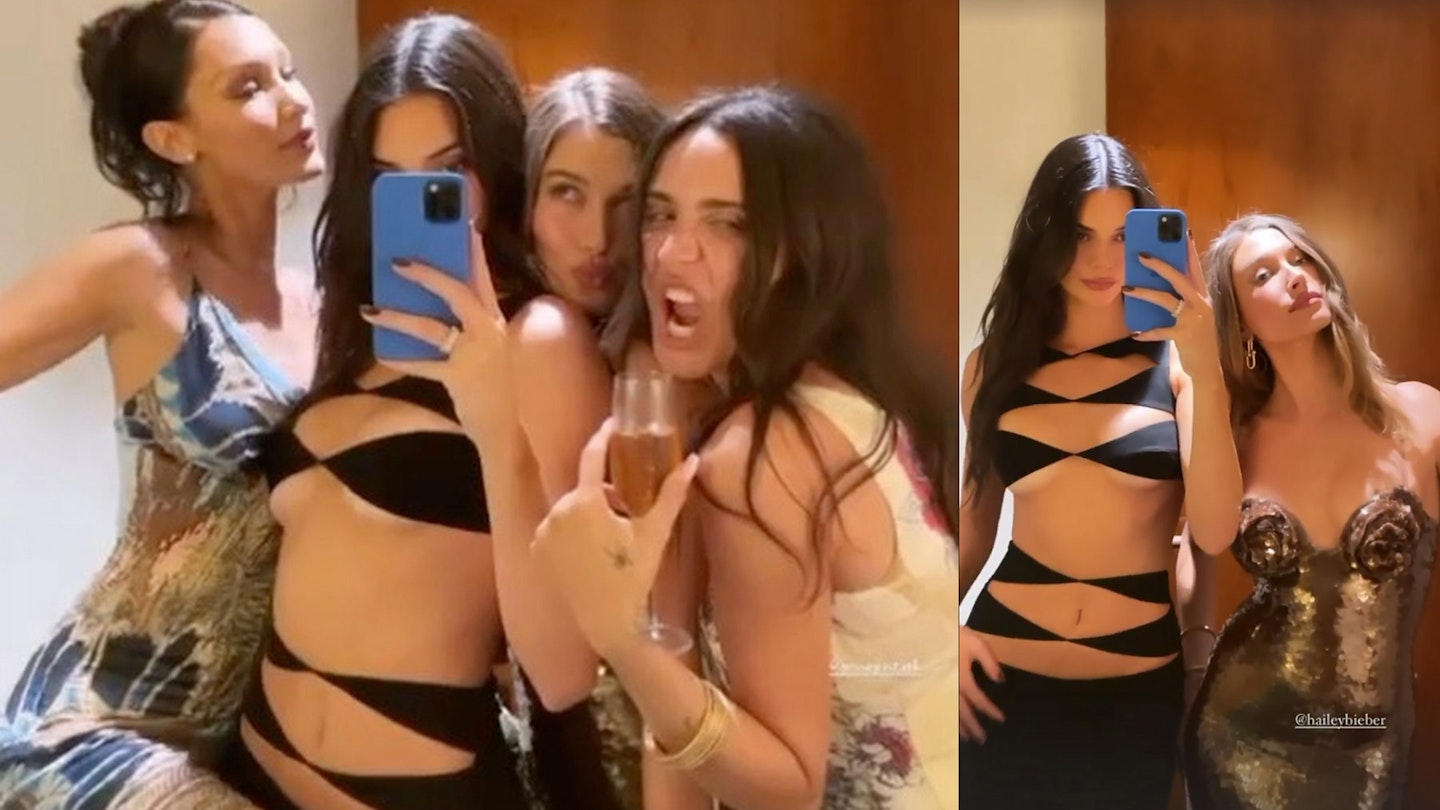 Kendall Jenner Wore A Naked Dress To This Wedding