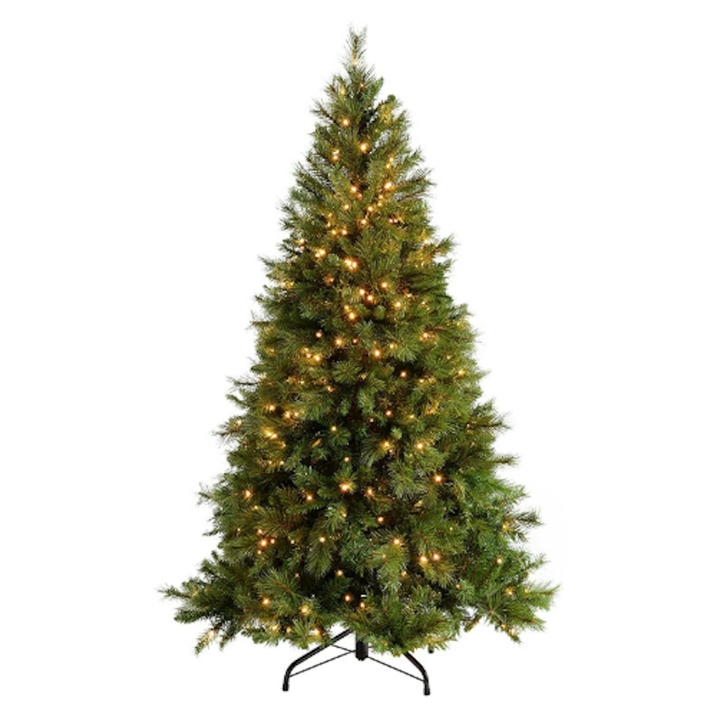 WeRChristmas Pre-Lit Victorian Pine Christmas Tree