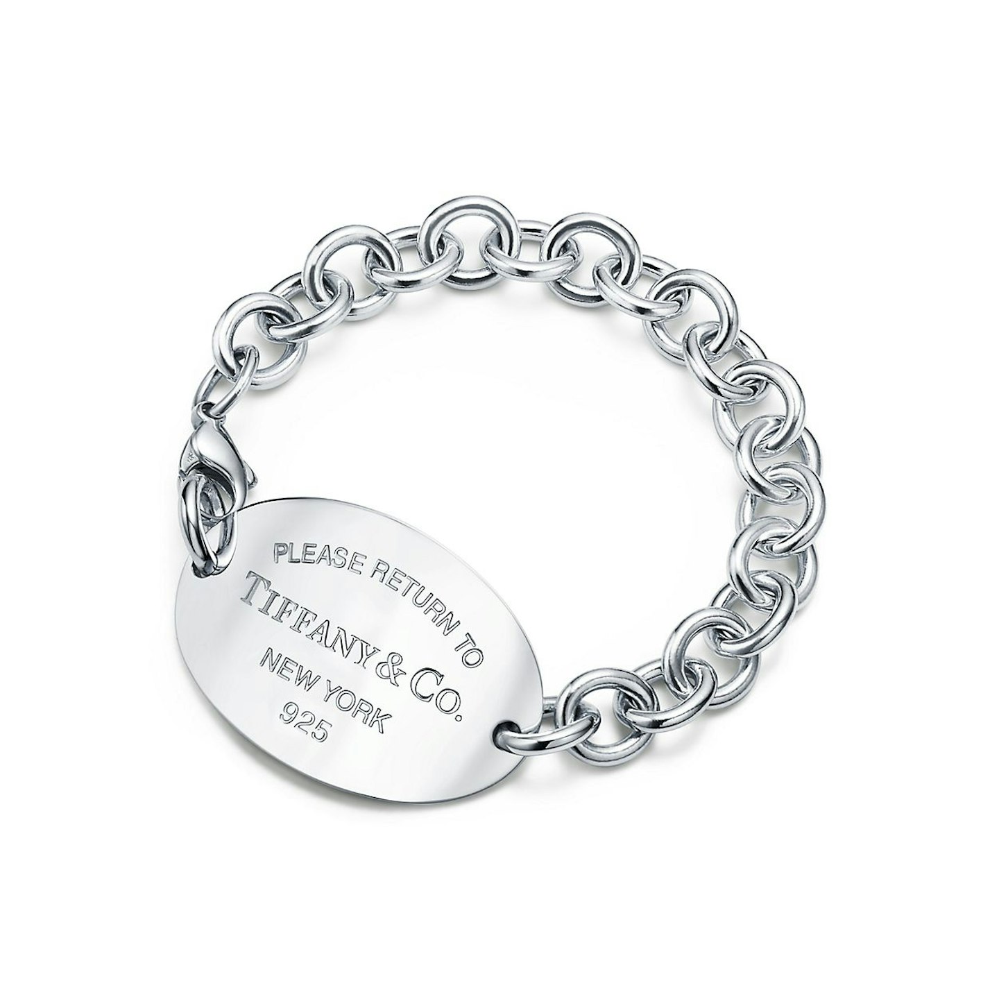 Tiffany & Co, Ultra Oval Tag Bracelet, £465
