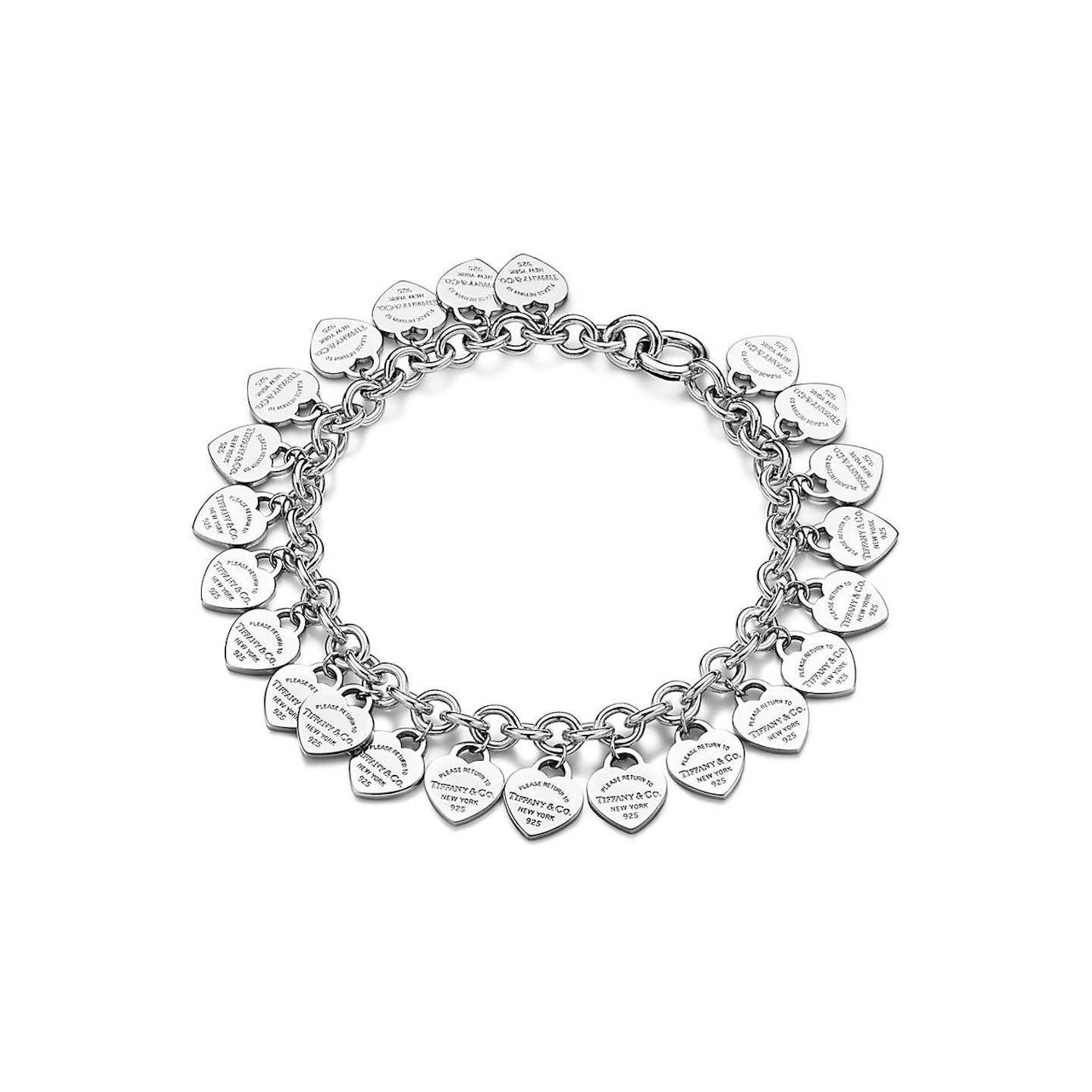 Tiffany & Co, Multi-heart Tag Bracelet, £510