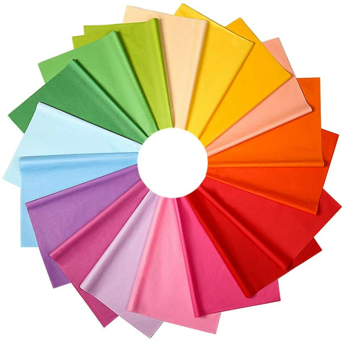 72 Sheets Multi Coloured Tissue Paper