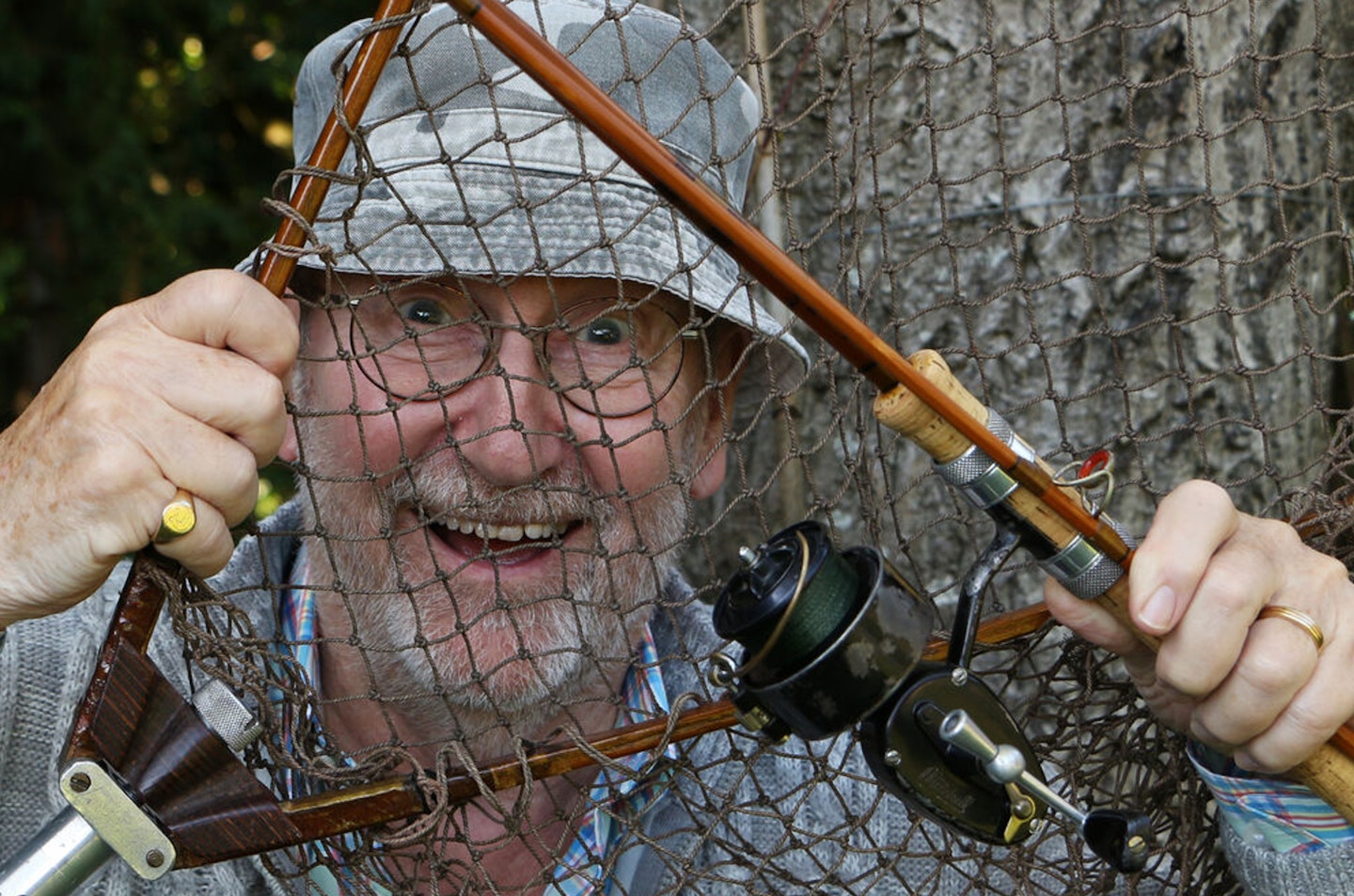 Chris Sandford has reunited the net with Walker’s rod and reel