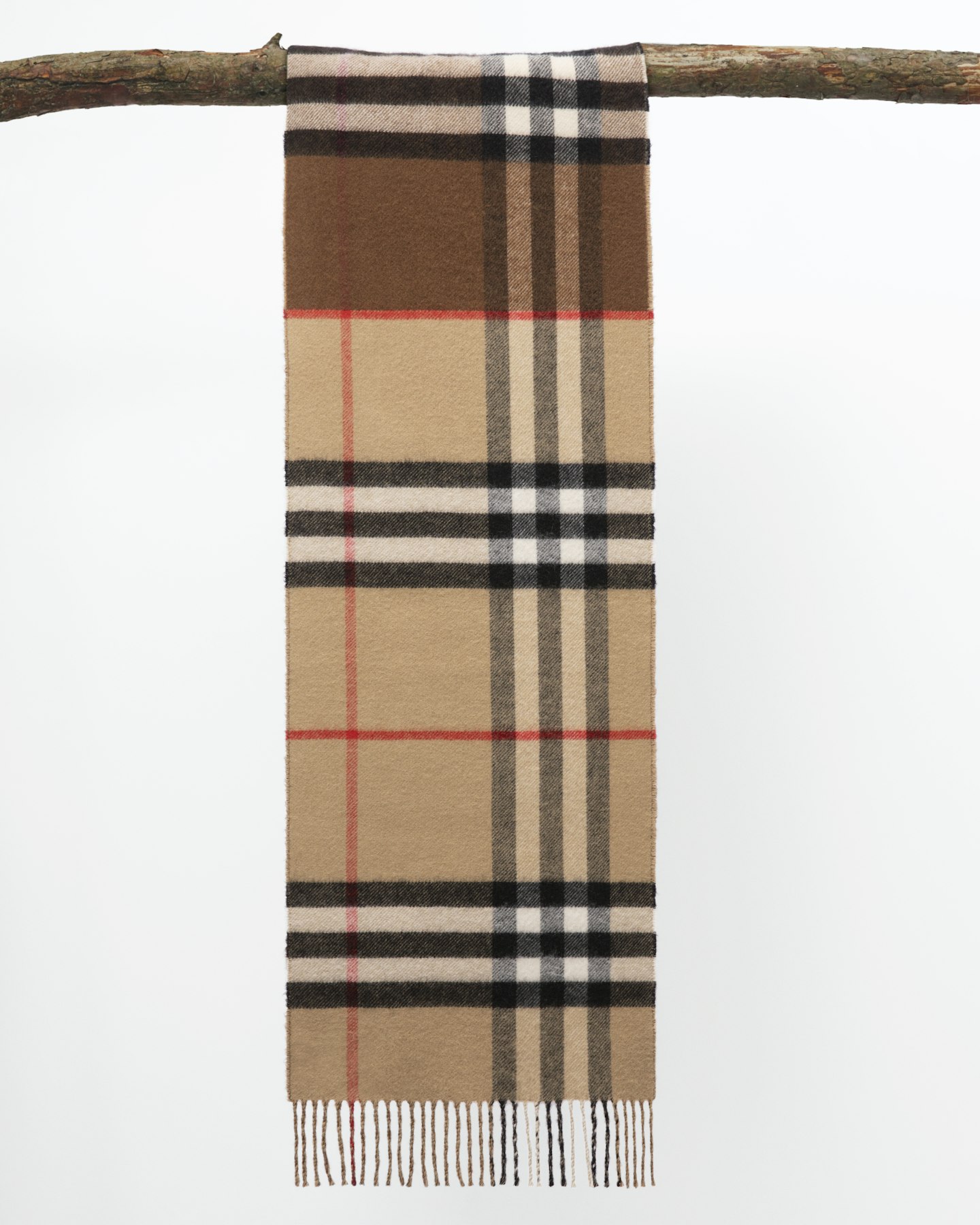 Contrast Check Cashmere Scarf, £450