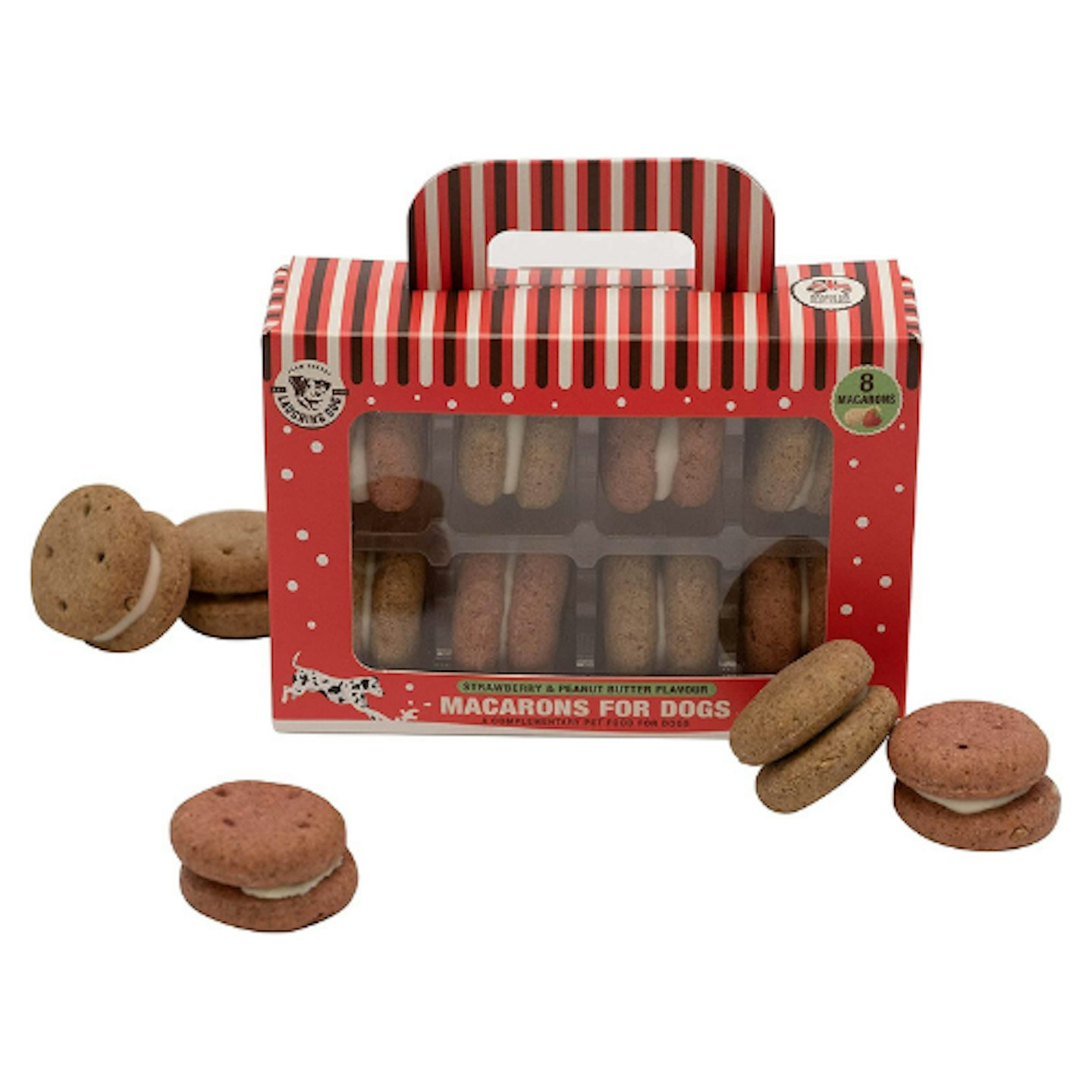 Laughing Dog Christmas Macarons