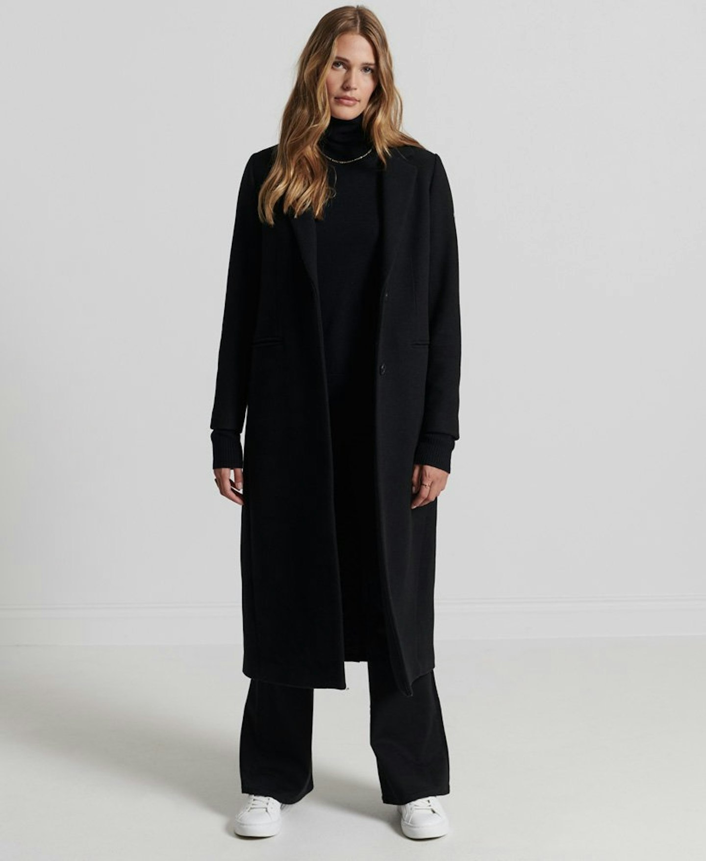 Quilt Wool Crombie Coat, £189.99