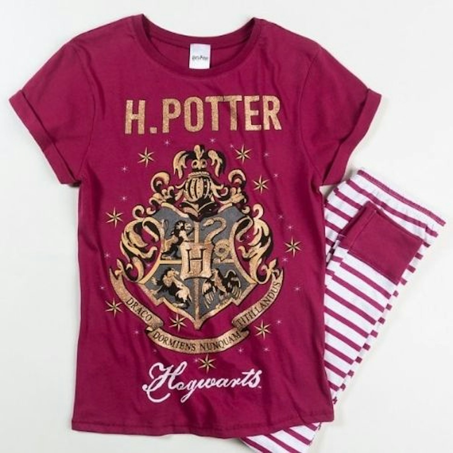 Women's Harry Potter Hogwarts Striped Pyjamas