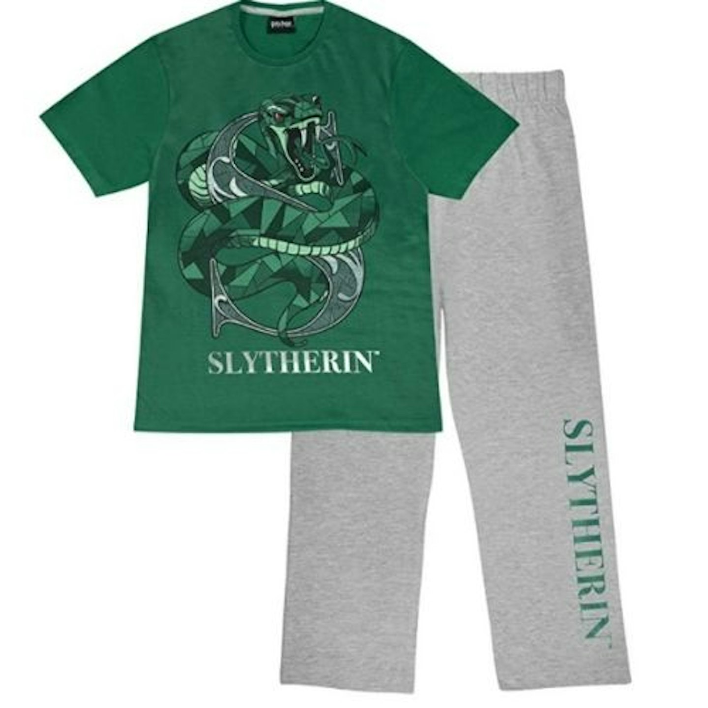 Harry Potter Slytherin Men's Long Pyjamas Set