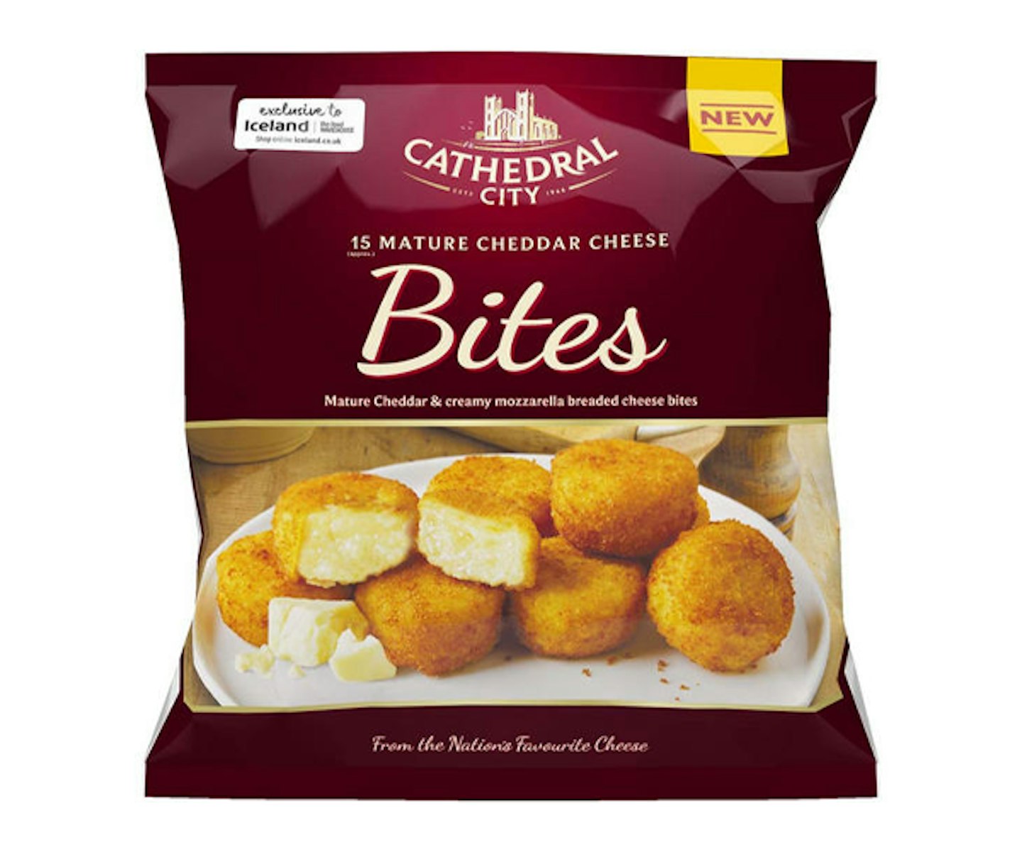 Cathedral City 15 (approx.) Mature Cheddar Cheese Bites 375g