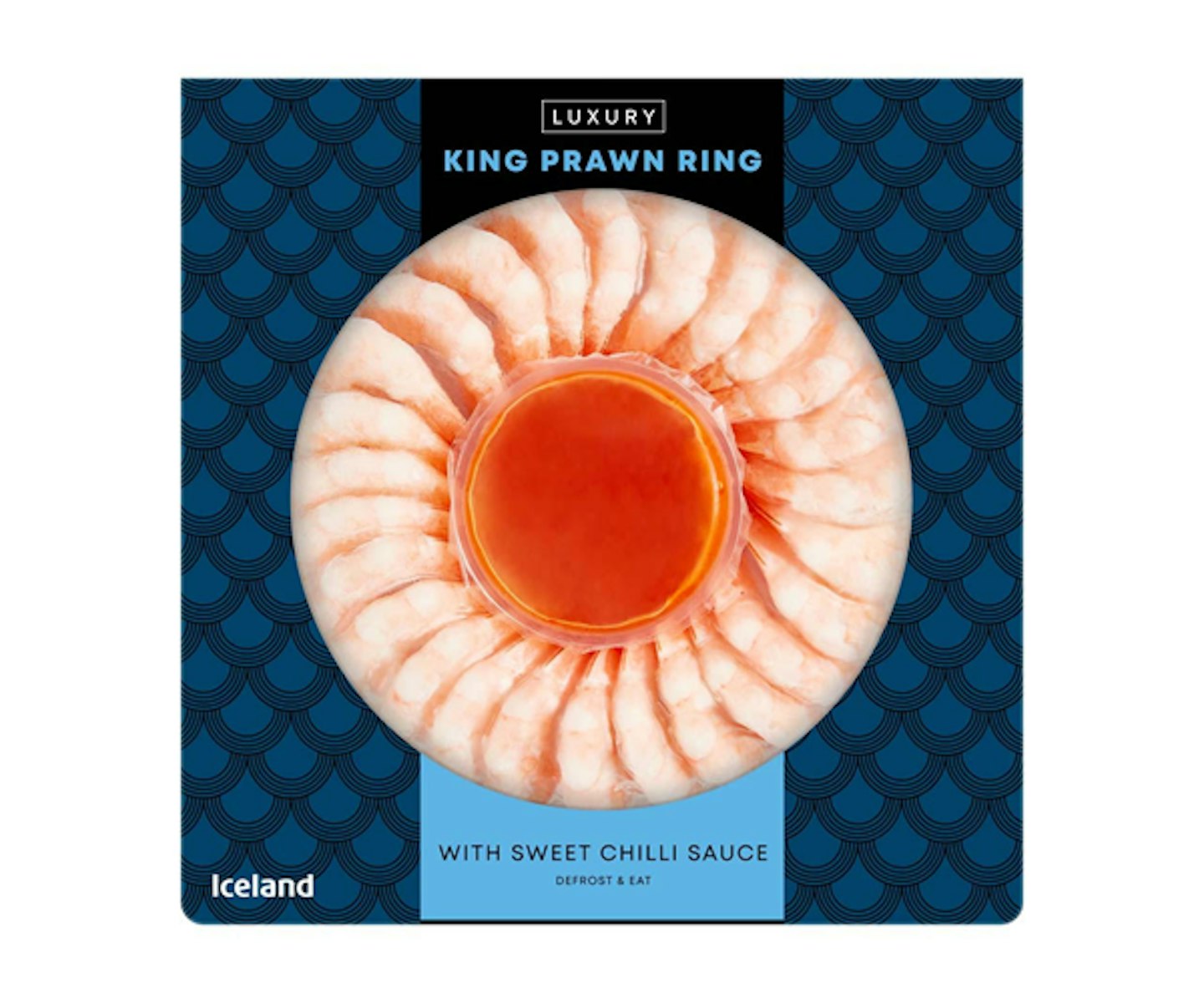 Iceland Luxury King Prawn Ring with Sweet Chilli Sauce 285g