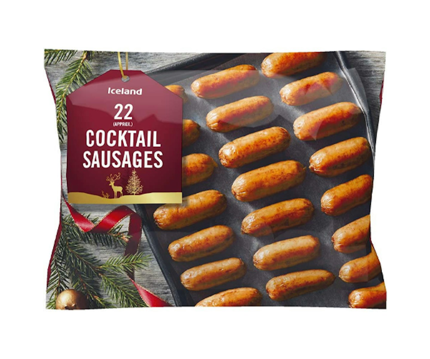 Iceland 22 (approx.) Cocktail Sausages 308g