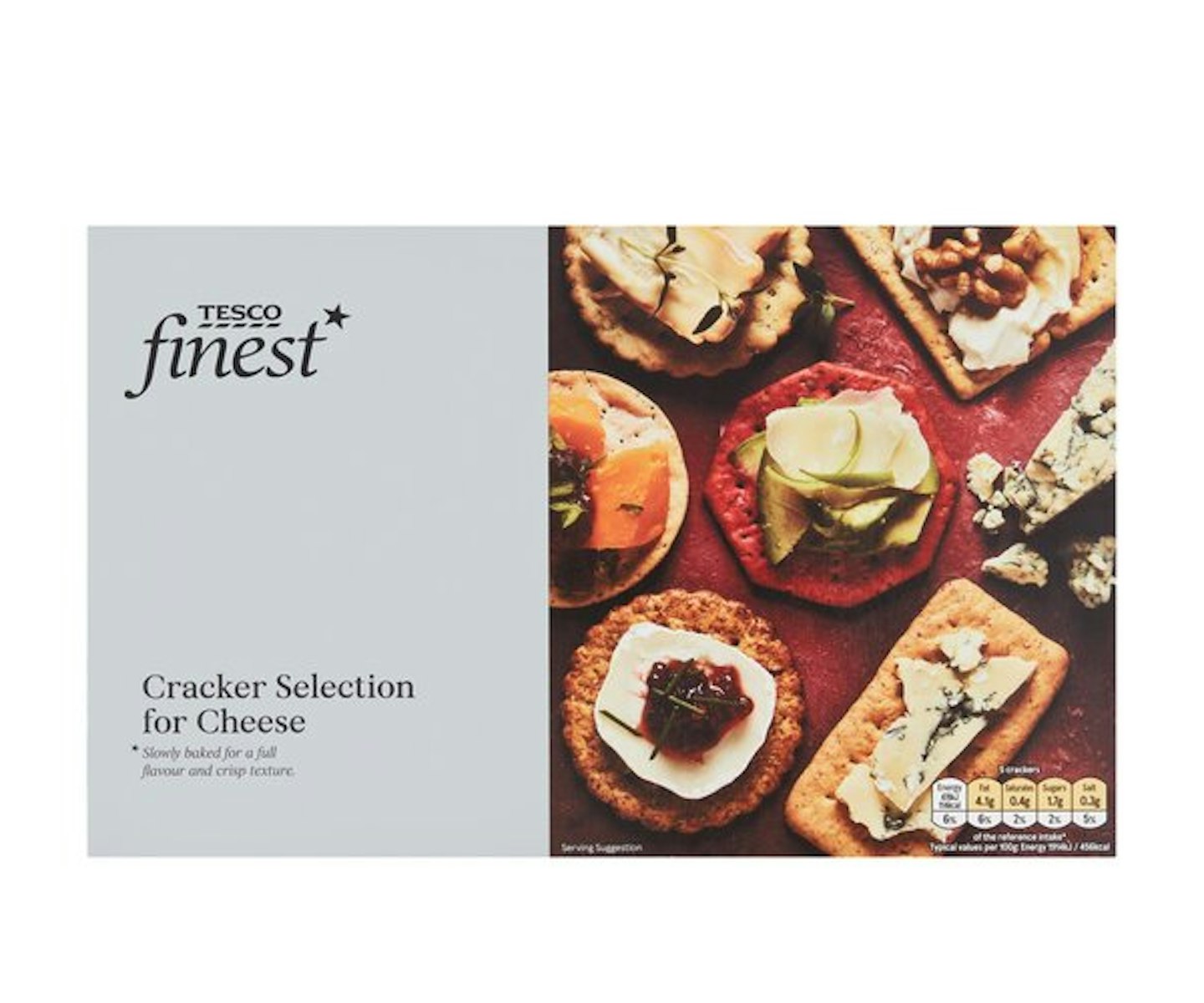 Tesco Finest Assorted Cracker For Cheese 250G
