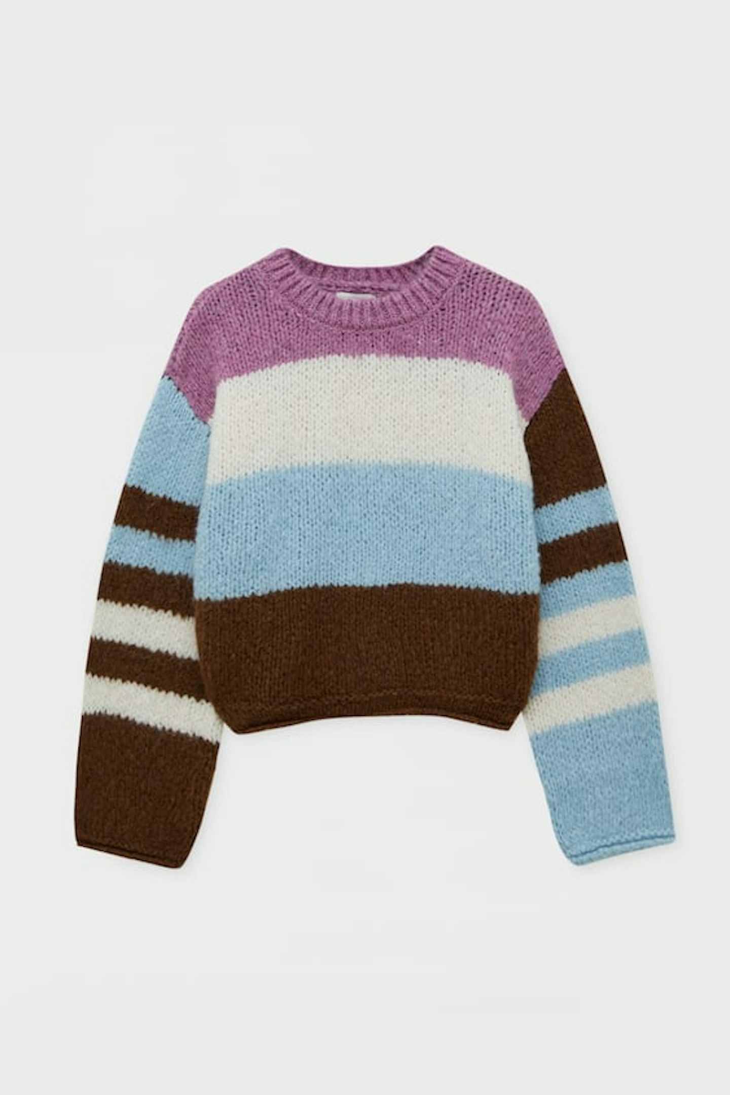 Pull & Bear, Colour Stripe Sweater, £25.99