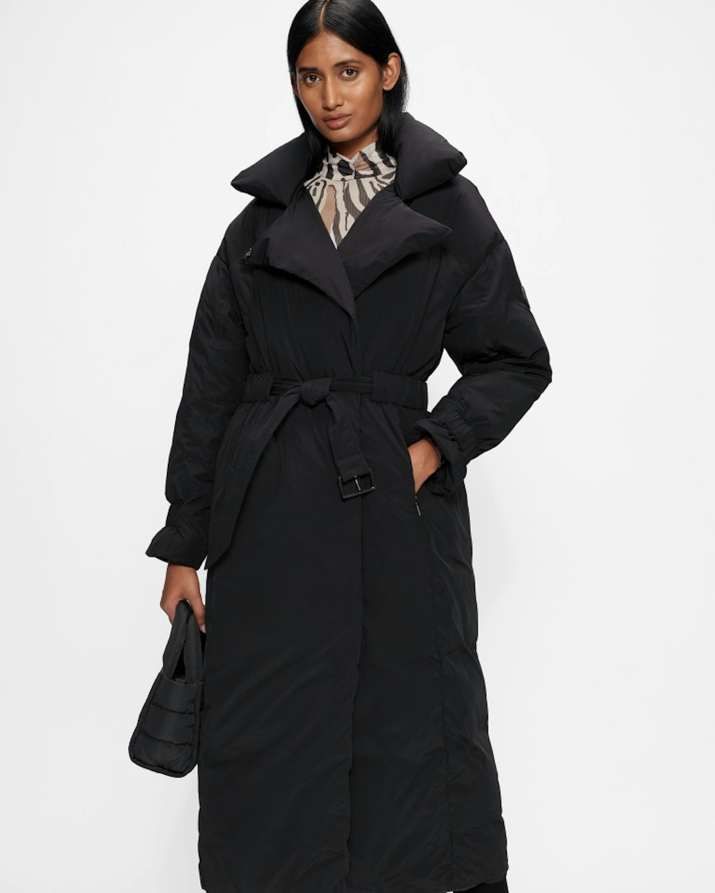 Ted Baker, Long Belted Puffer Jacket, WAS £350 NOW £245