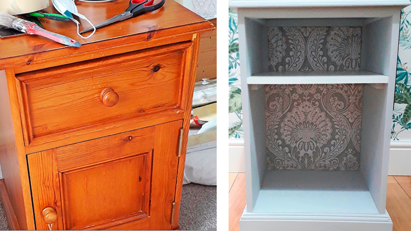 Bedside table upcycle