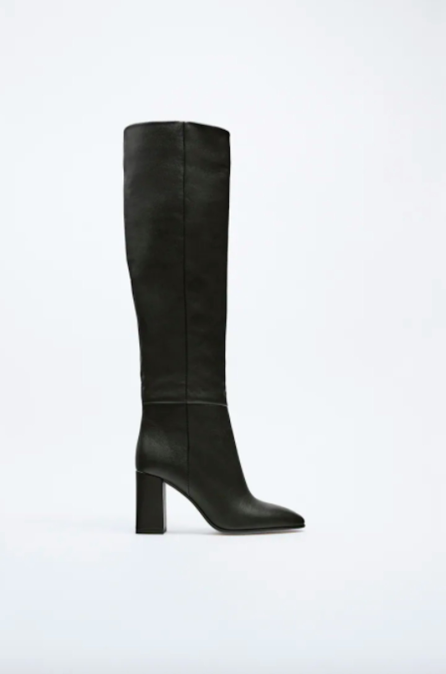 Leather High Heel Boots, £119