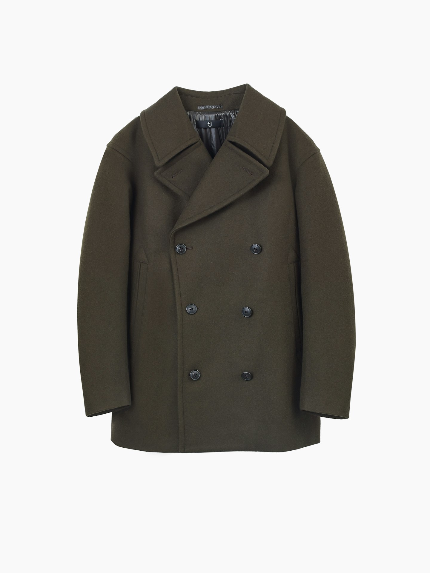 Wool-Blend Pea Coat, £79.90