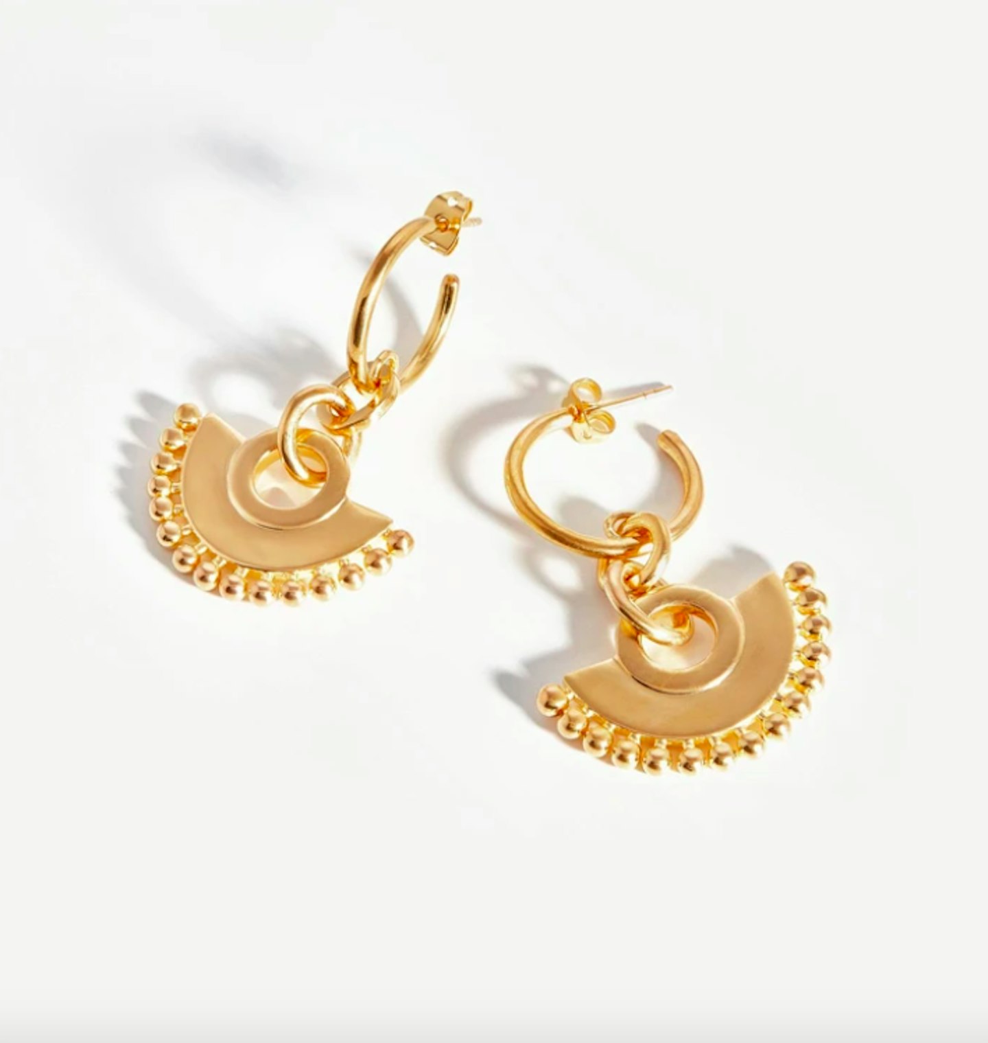 Zenyu Chandelier Hoop Earrings, £125