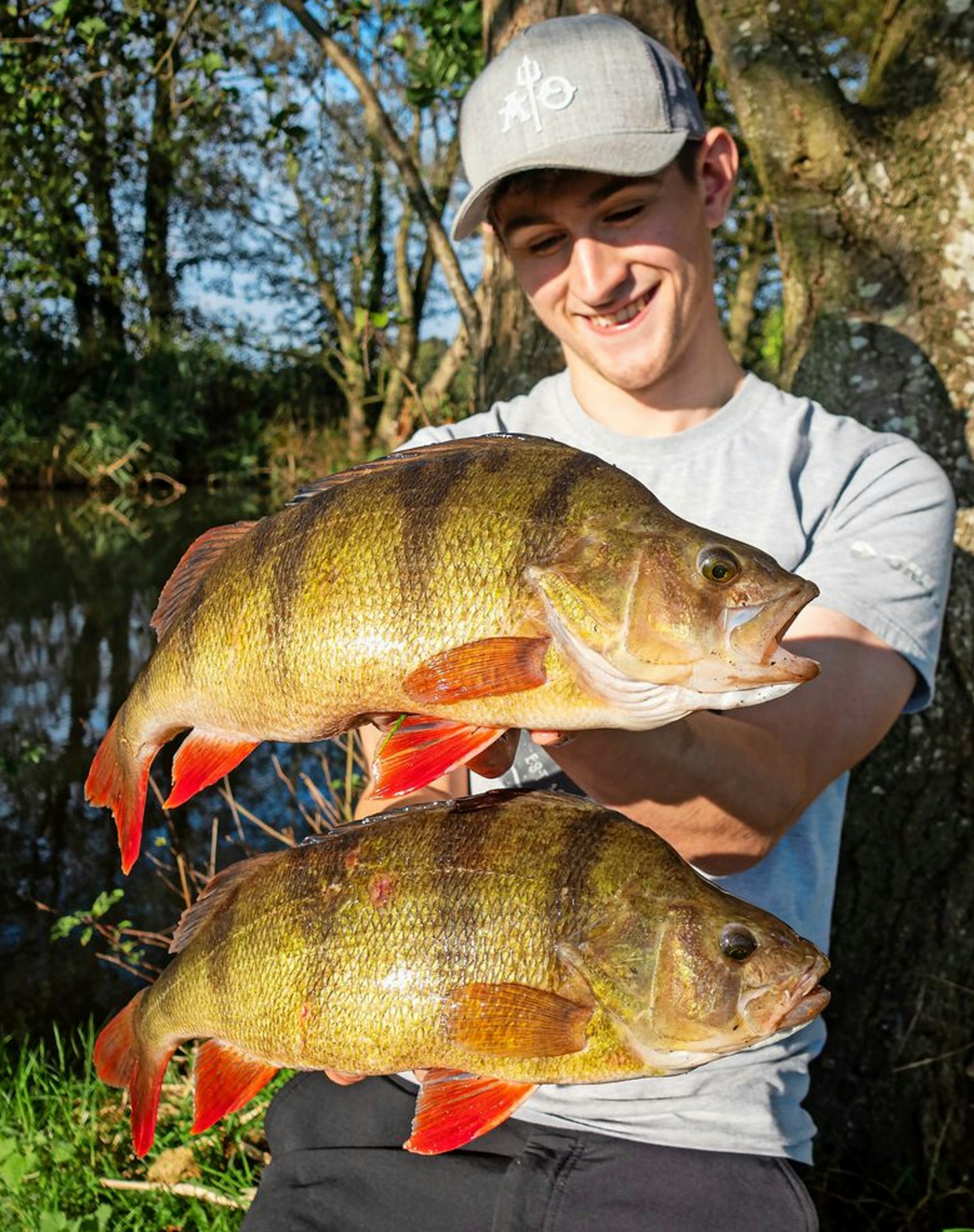 Sam Taylor – 3lb 10oz and 3lb 6oz perch