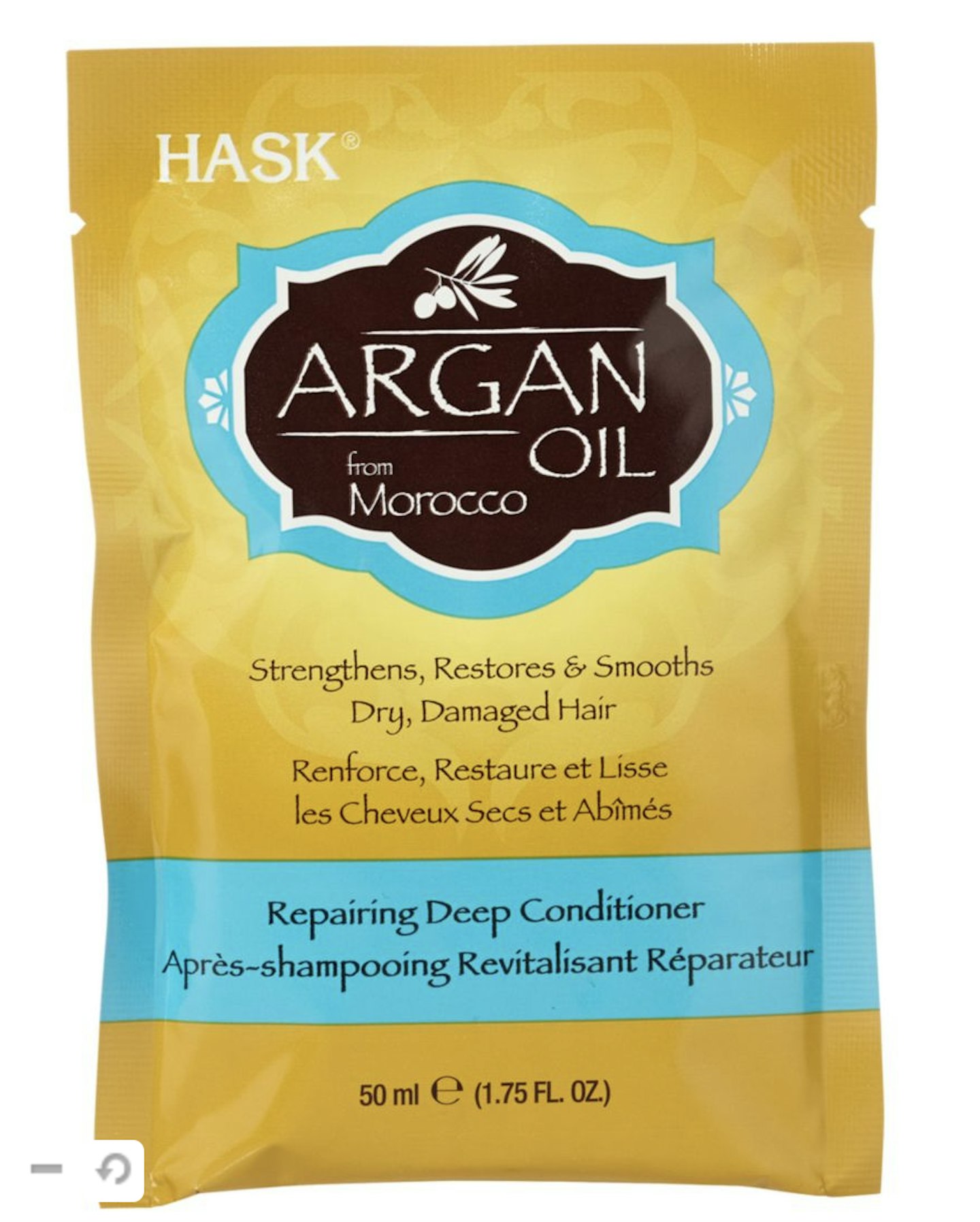 Hask Argan oil from Morocco repairing deep conditioner sachet 50g