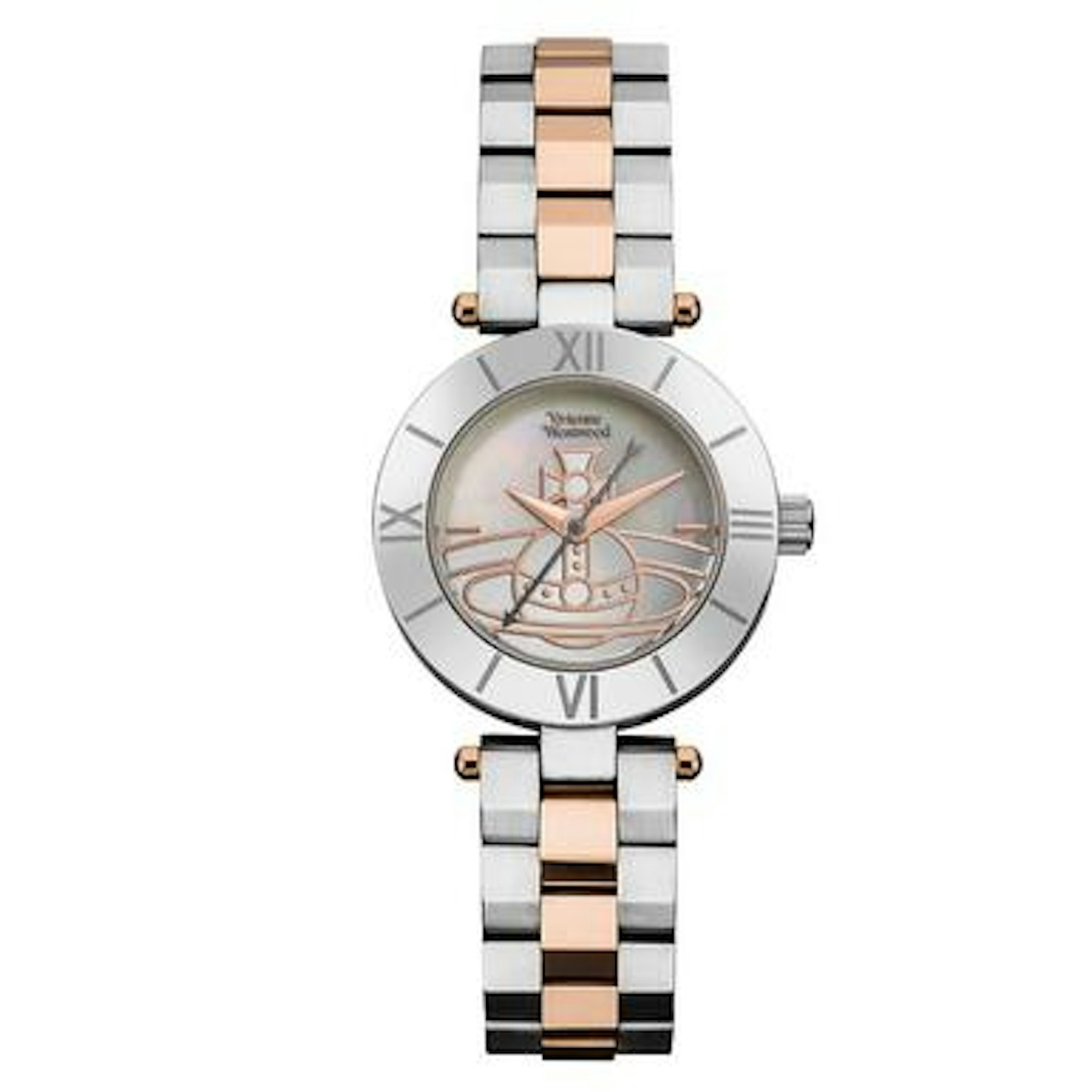 Vivienne Westwood Westbourne Rose Gold Tone and Stainless Steel Ladies Watch