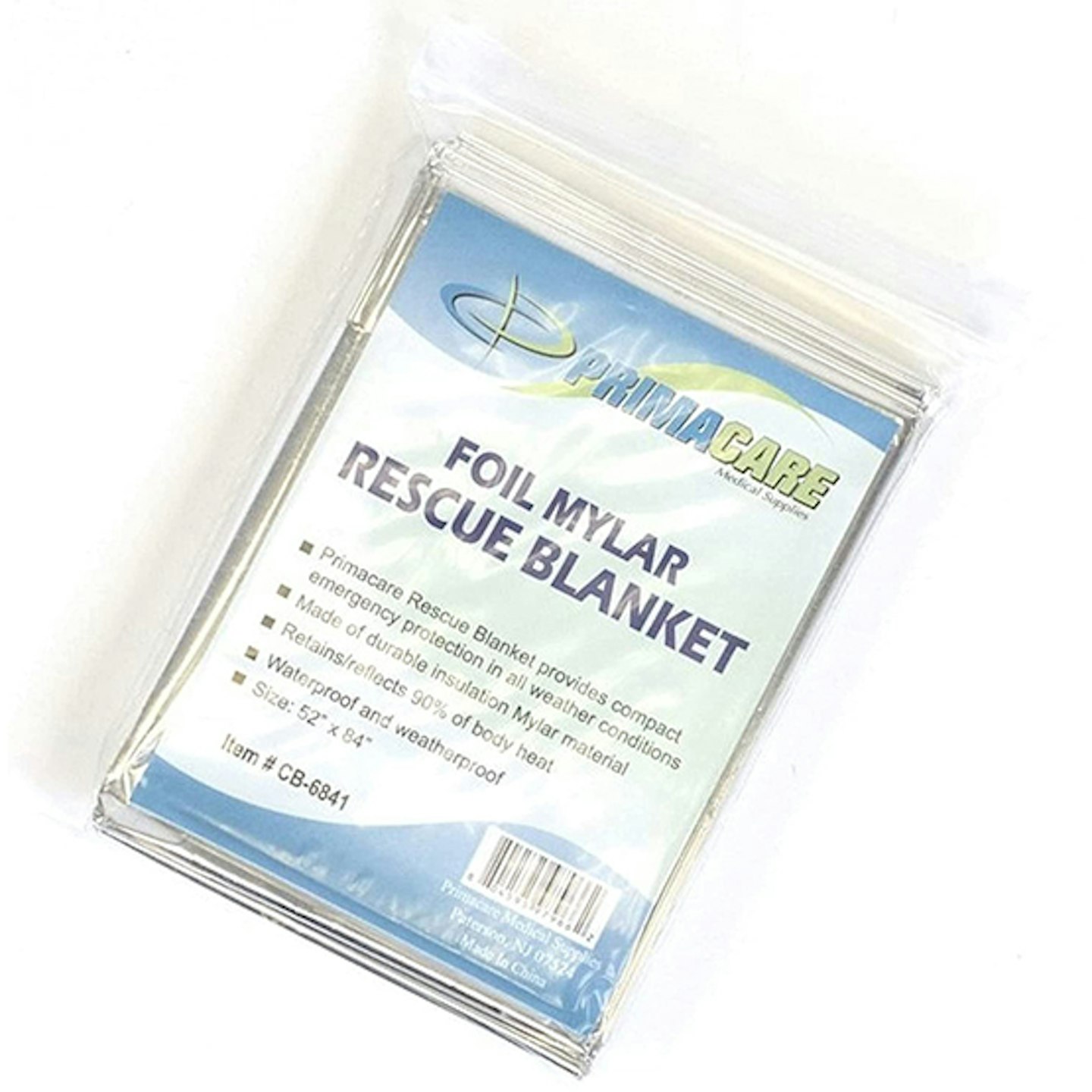 Primacare CB-6841 Emergency Foil Mylar Thermal Blankets