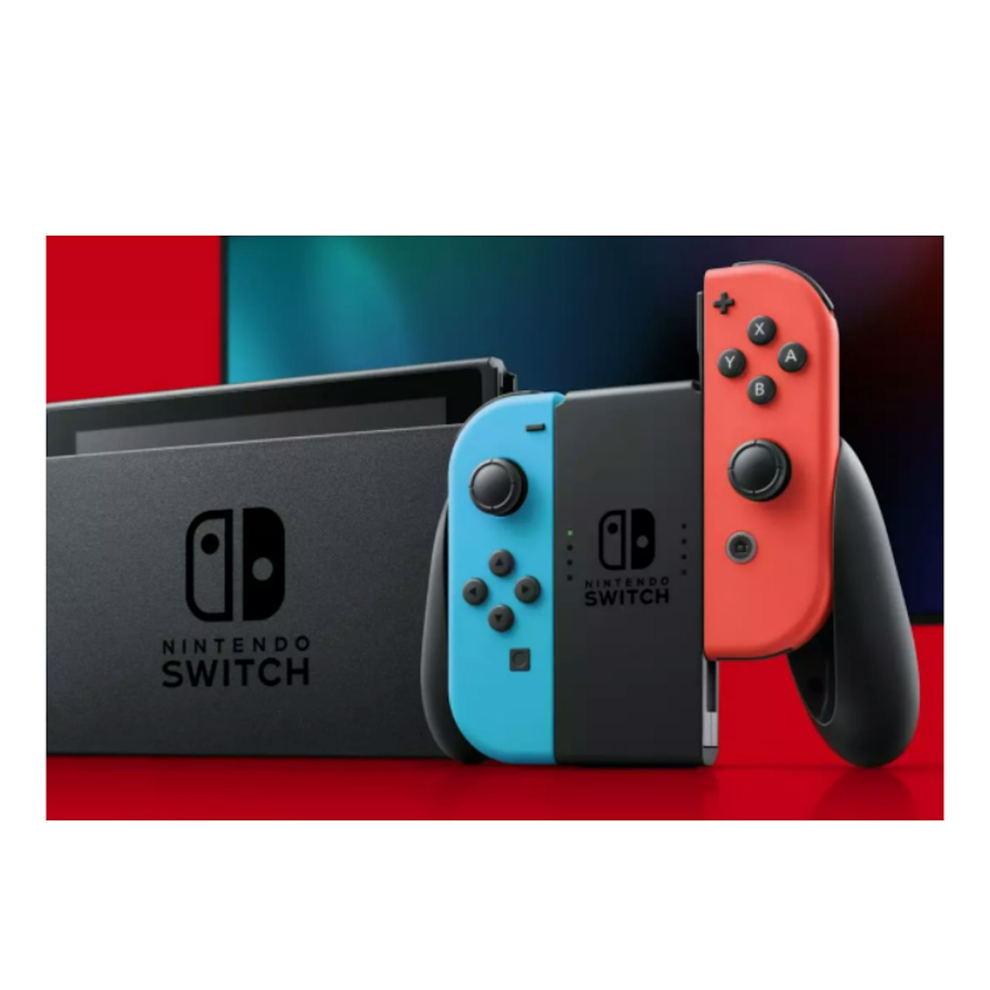 Nintendo Switch OLED Console - Neon Blue & Neon Red