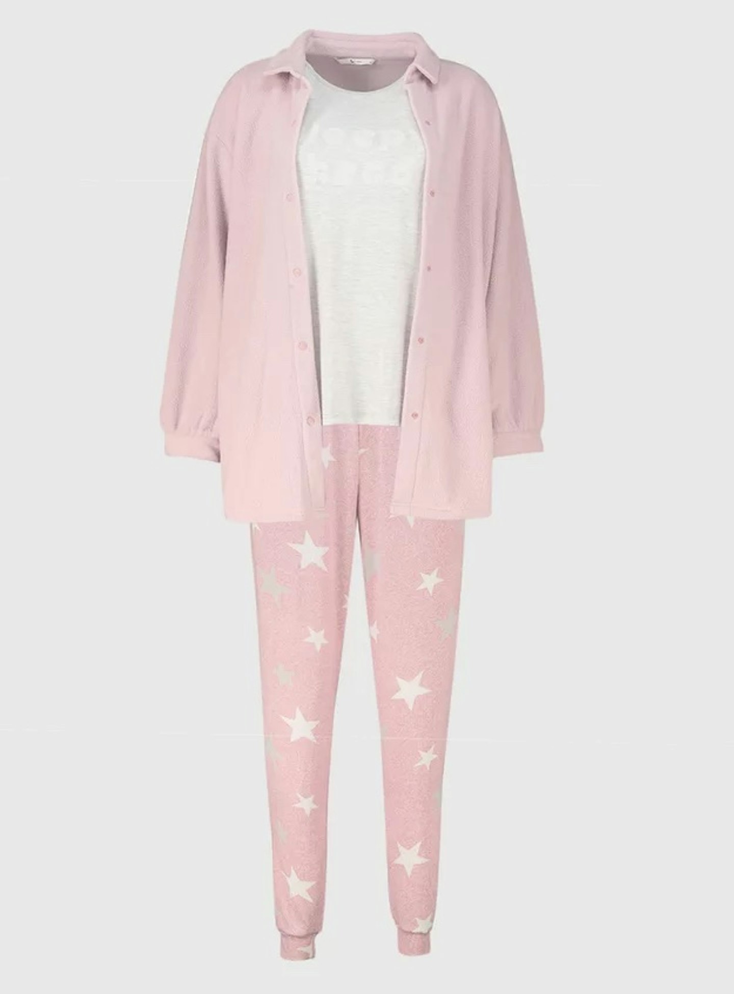 Pink Pyjama 3 Piece Set, £30