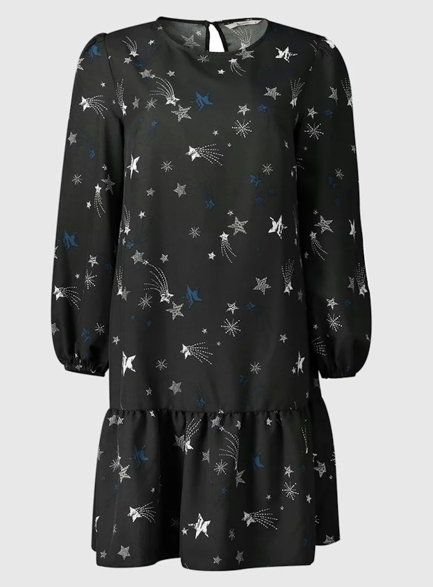 Black Star Print Tea Dress,  £15