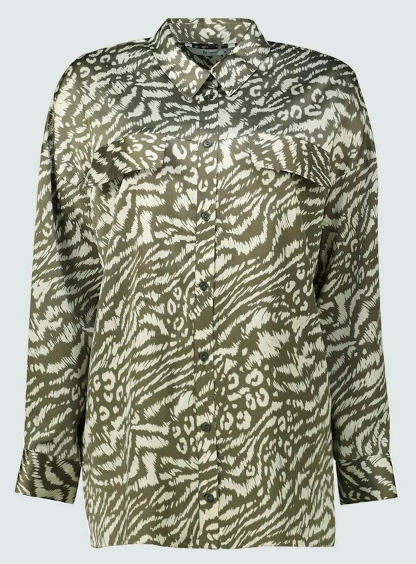 Animal Print Sateen Shirt, £18