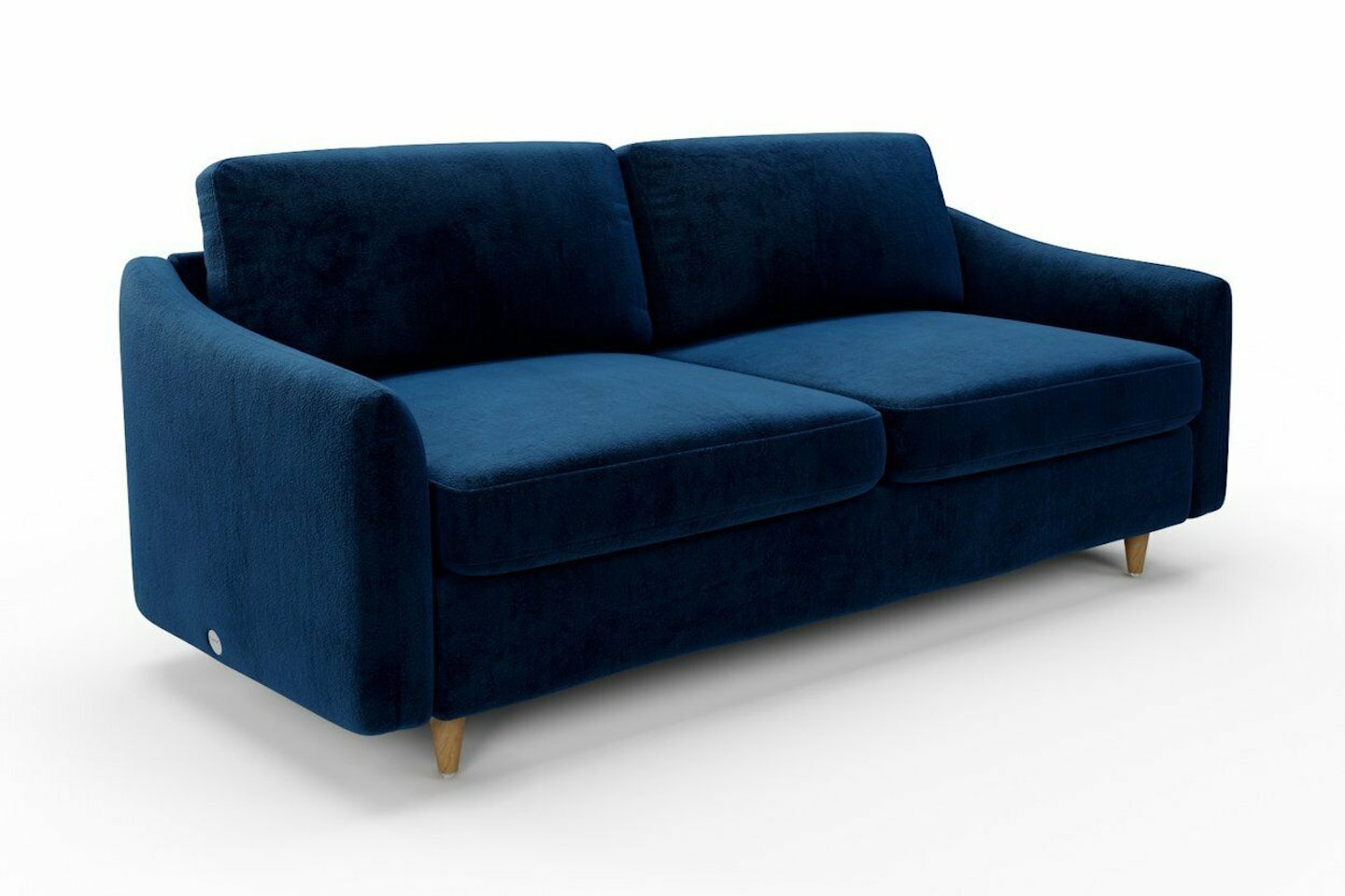 Snug The Rebel Stylish Navy Blue Vegan Friendly Velvet Sofa Bed