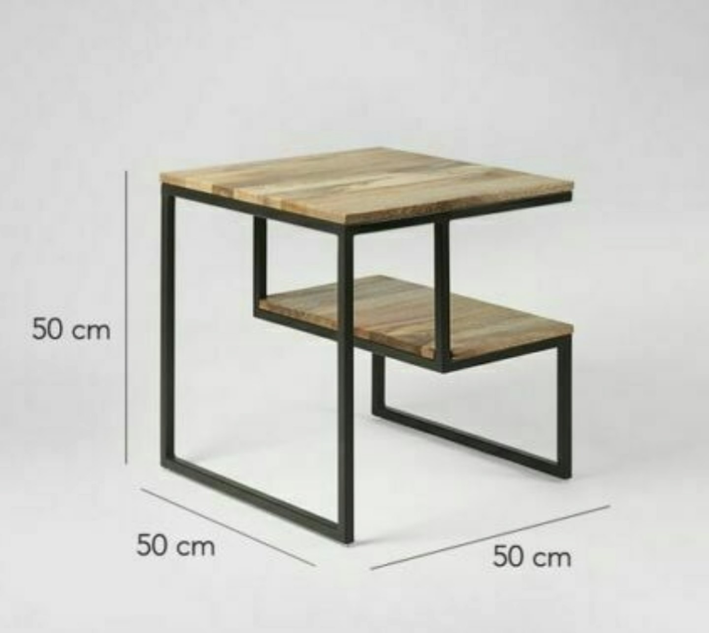 Swoon Jakob Stylish Rustic Contemporary Natural Side Console Table