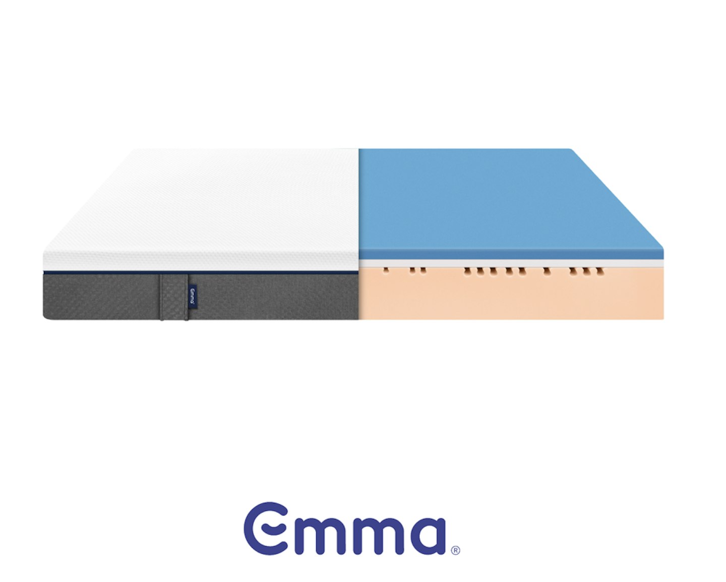 Emma Original Refurbished Mattress, Memory Foam, Medium Firm, 25cm High