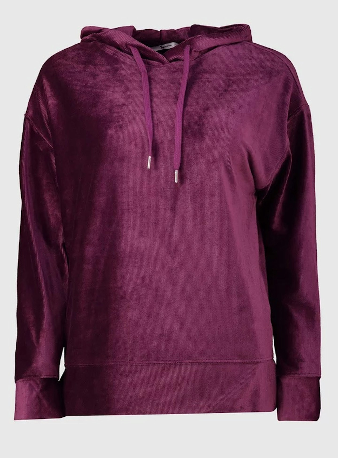 Purple Velour Coord Hoodie, £16