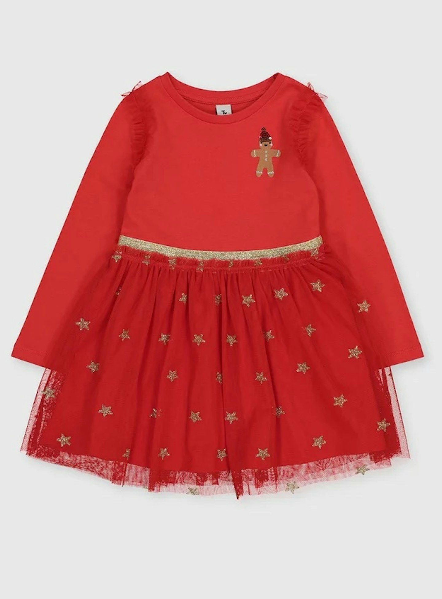 Christmas Red Gingerbread Tulle Skirt Dress (1-7 Years), From £12.00