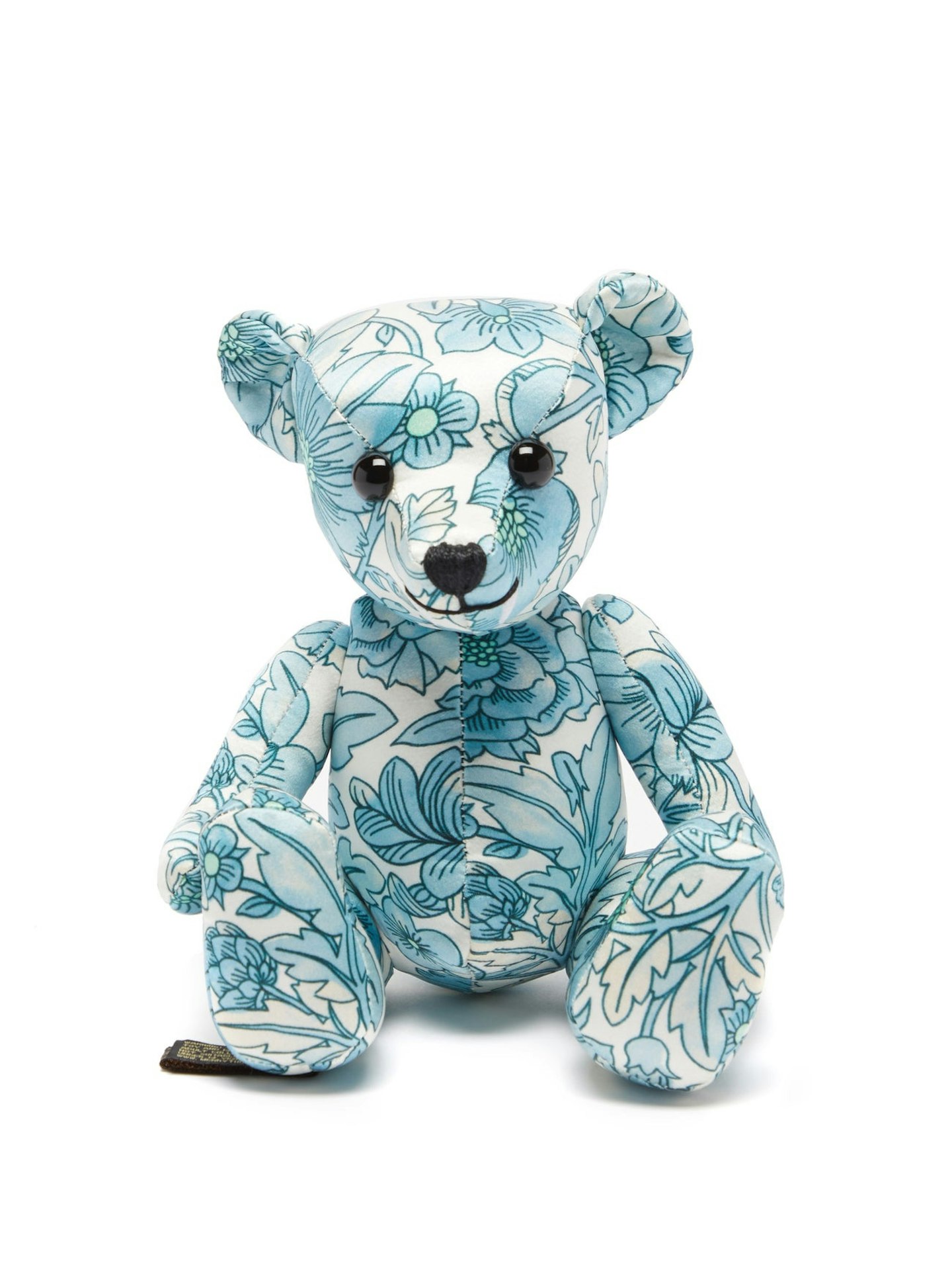 Floral Print Silk-Satin Teddy Bear, £260