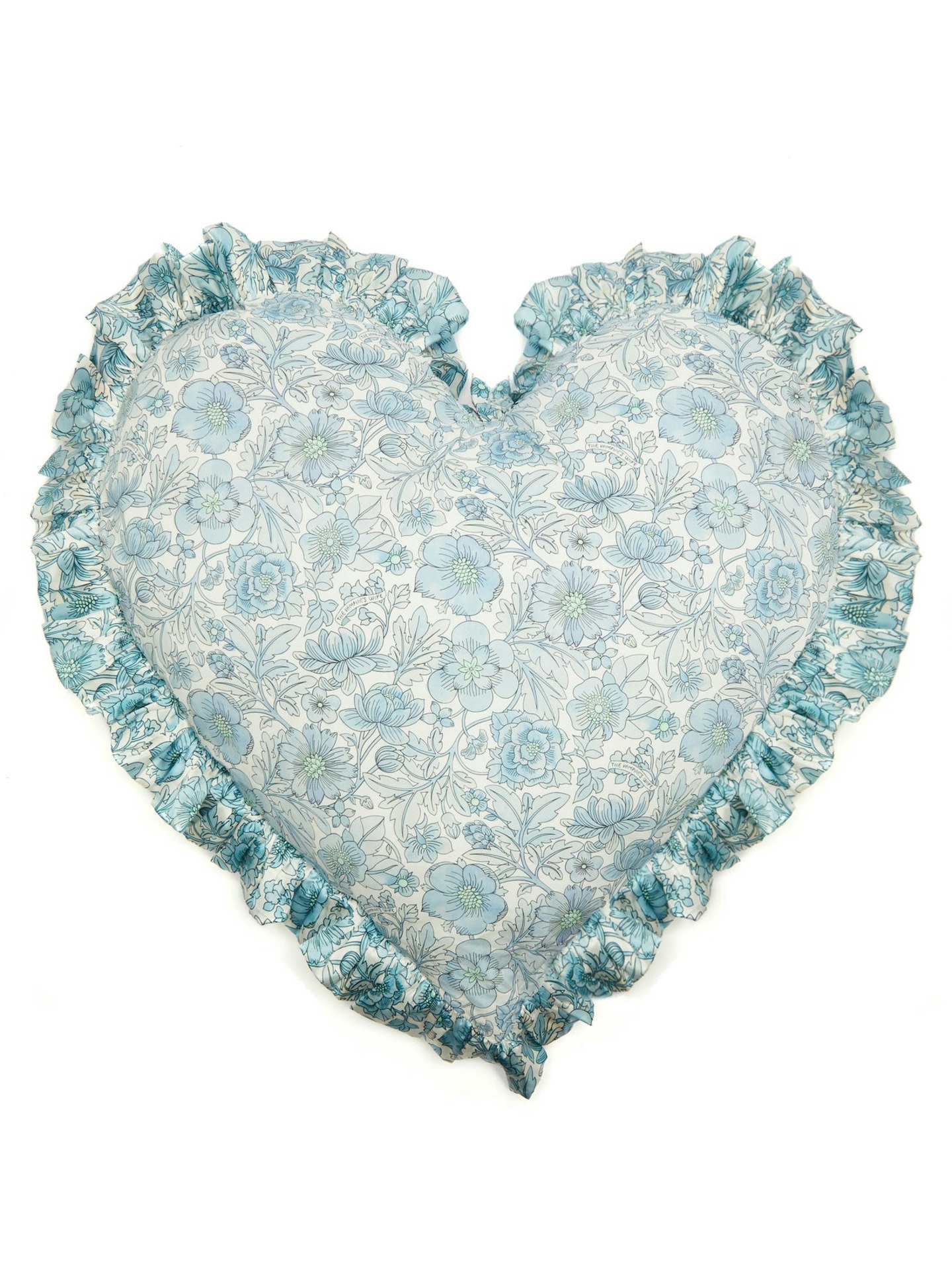 Blue Heart-Shaped Cushion, £350