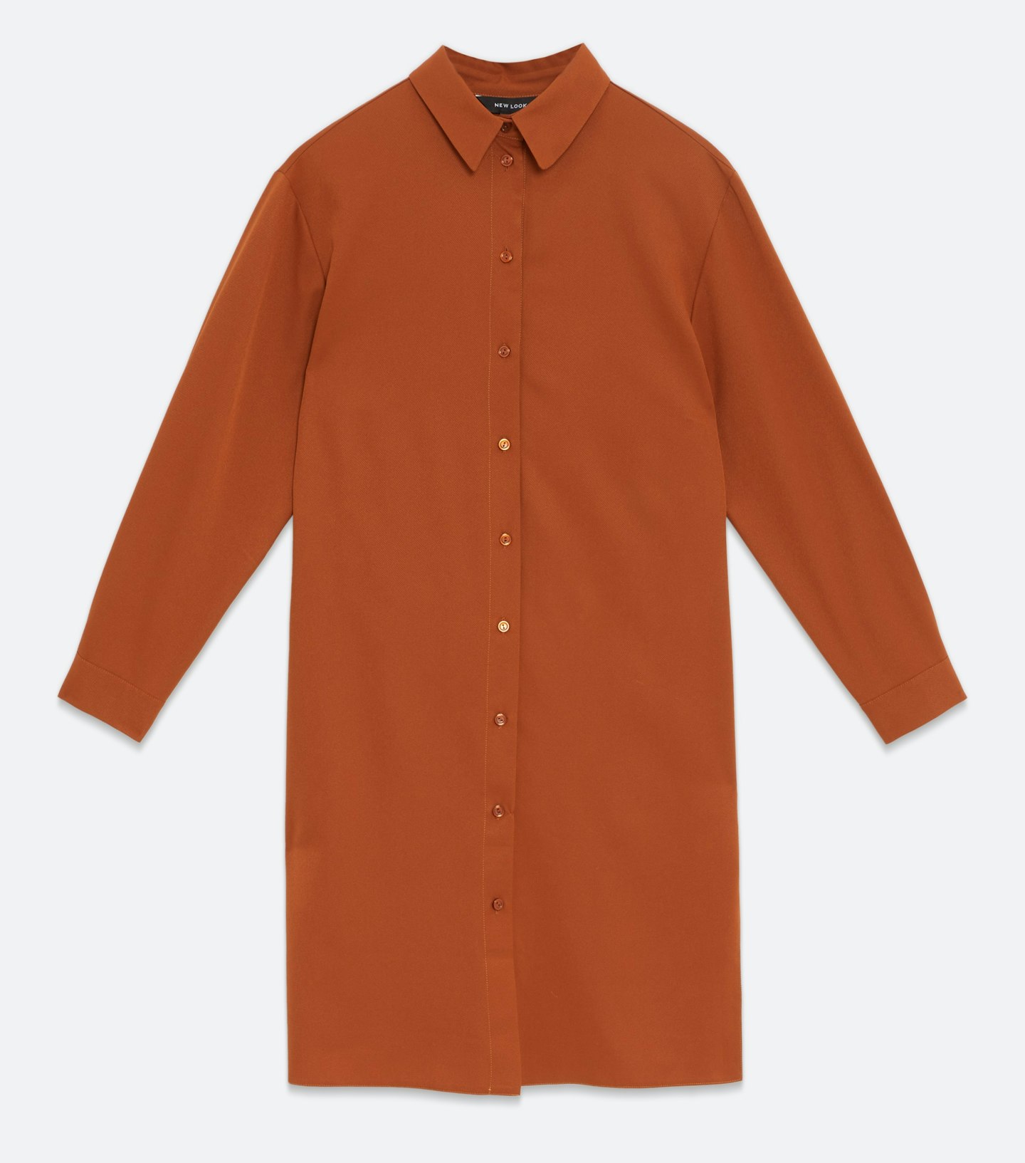 Rust Long Oversized Shirt, £12 (Was £24.99, Saving £12.99)