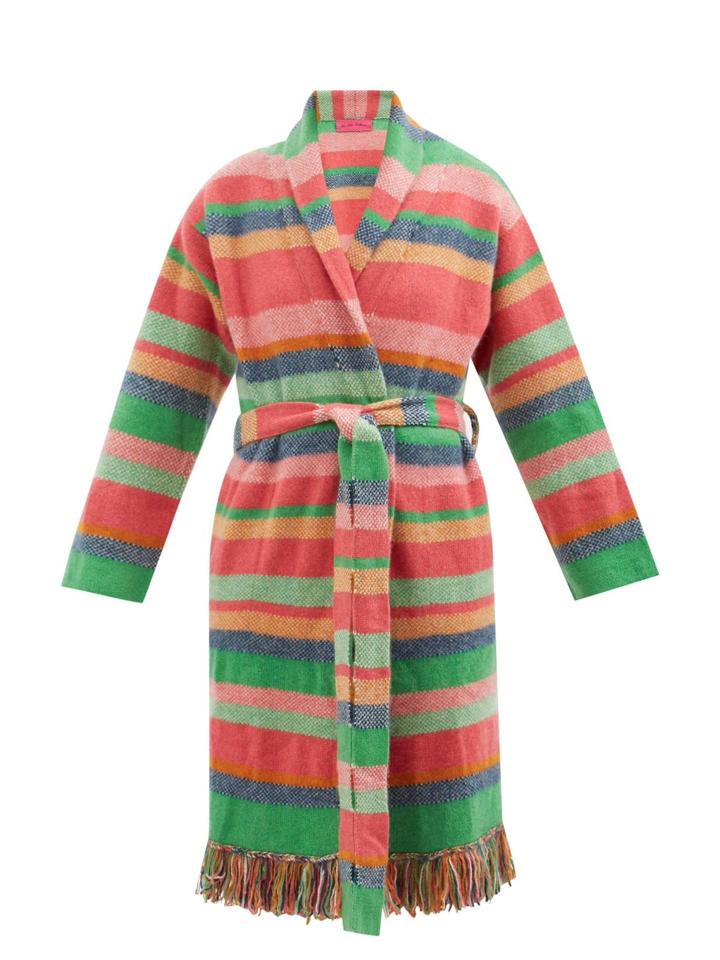 The Elder Statesman, Pace striped cashmere cardigan, WAS £2,115 NOW £1,586.25
