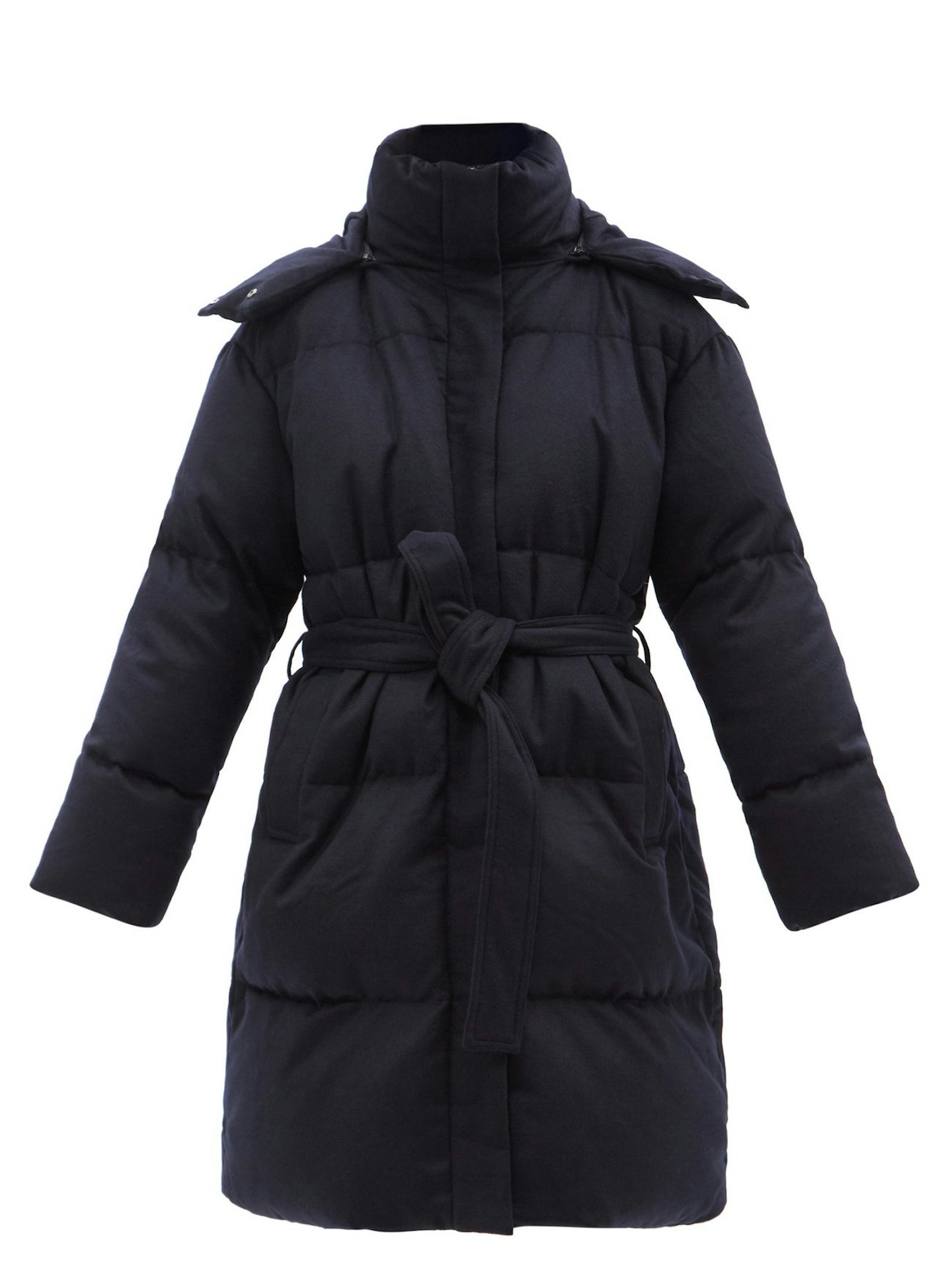 Joseph, Celida Hooded Wool-Blend Flannel Down Coat, WAS £925 NOW £647