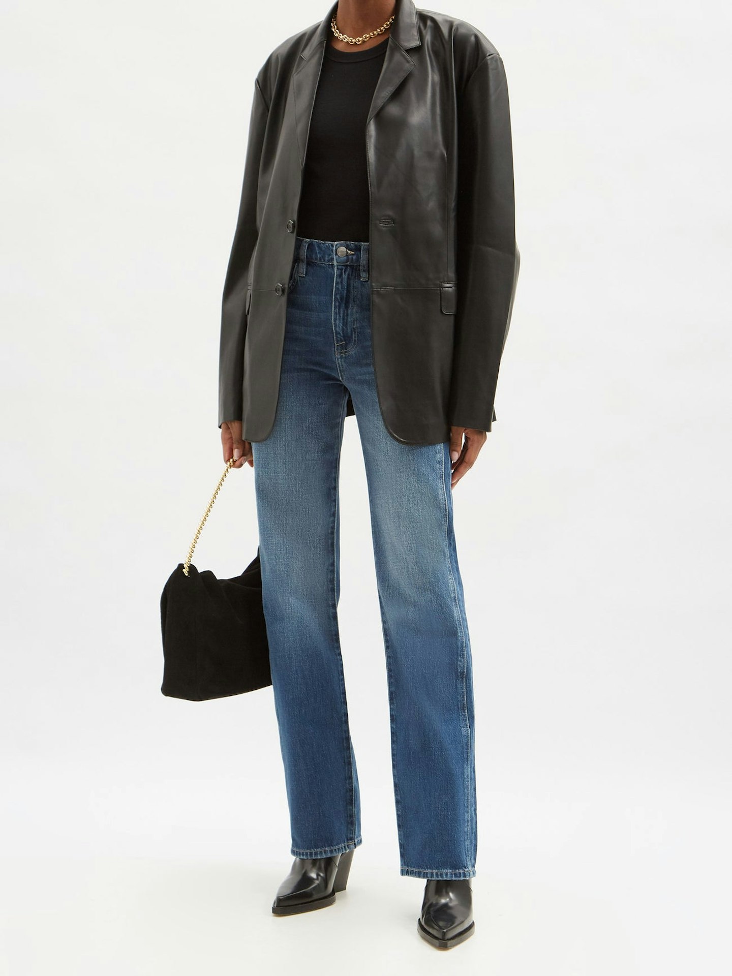 Frame, Le Jane high-rise straight-leg jeans, £285