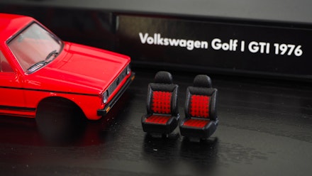 Seats for the model car