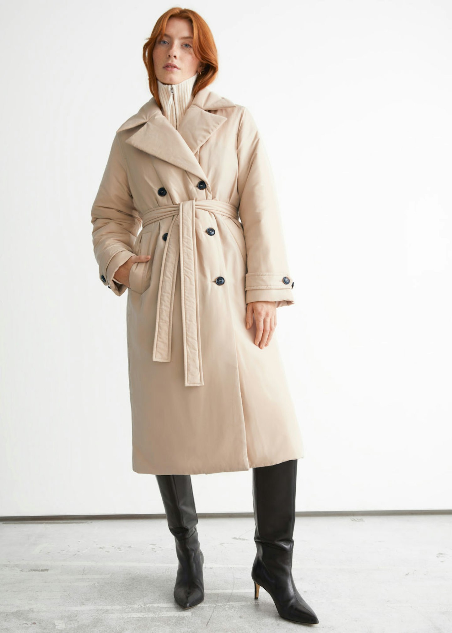 Monday – & Other Stories, Padded Trench Coat, WAS £135 NOW £81