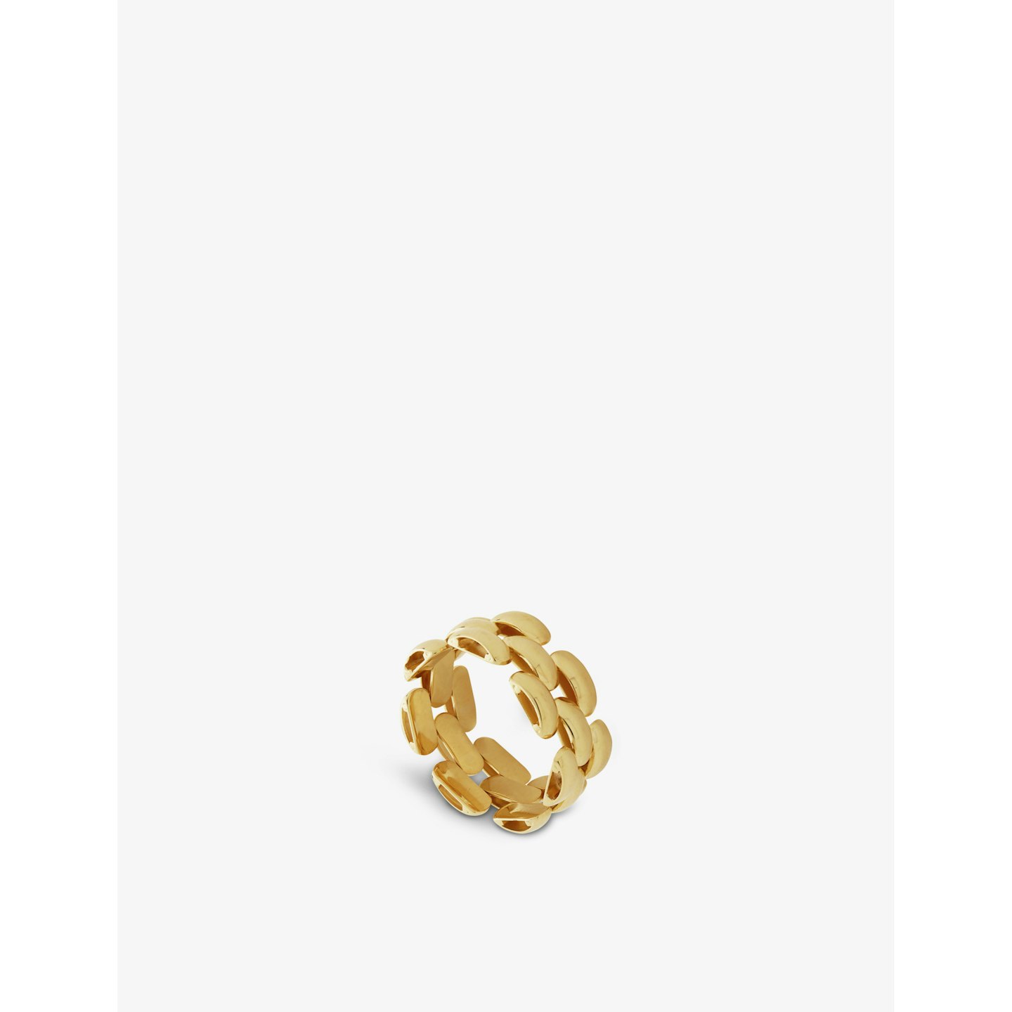 Monica Vinader, Doina Chain 18ct Recycled Gold Ring, £115 at Selfridges