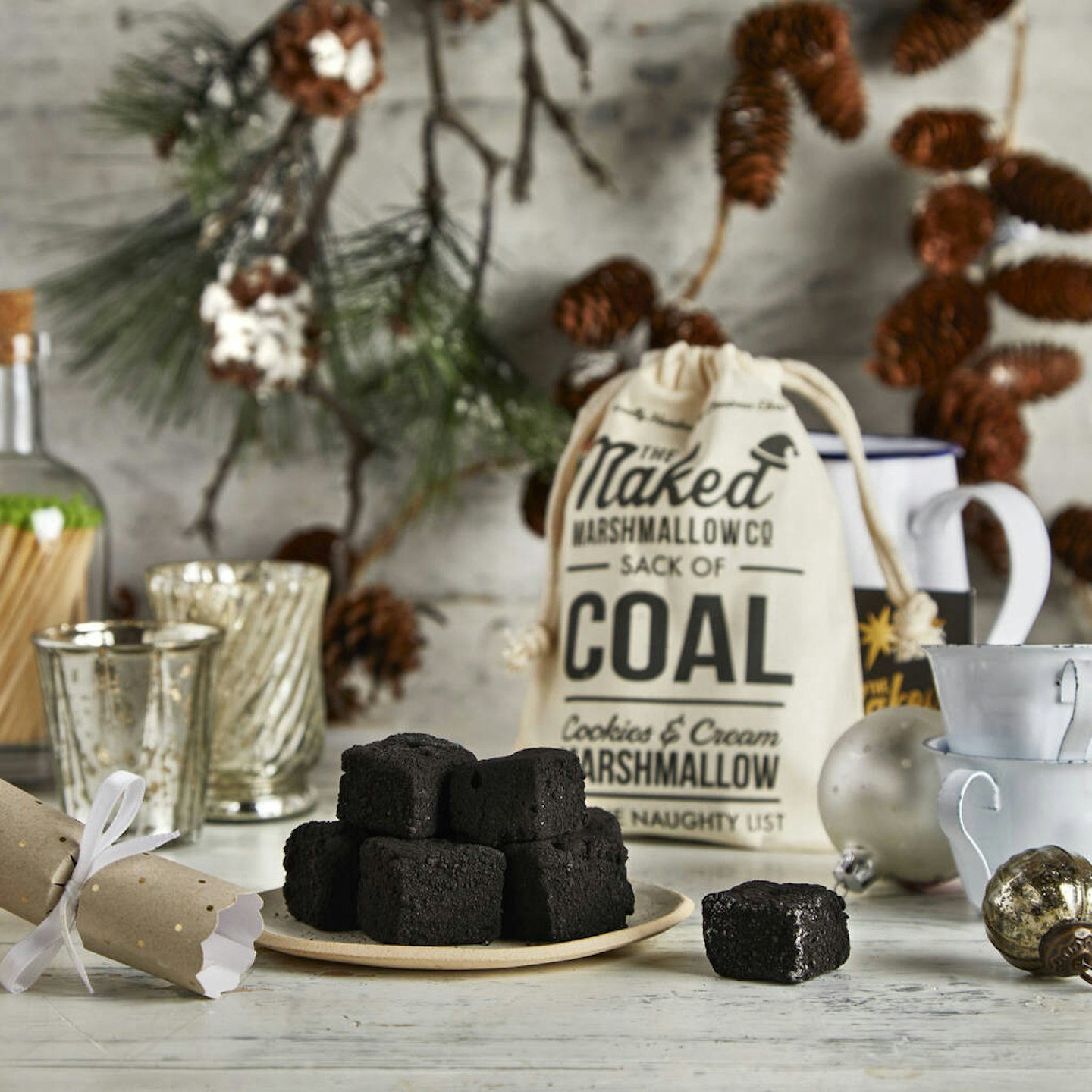 The Naked Marshmallow Co Sack Of Gourmet Marshmallow Coal