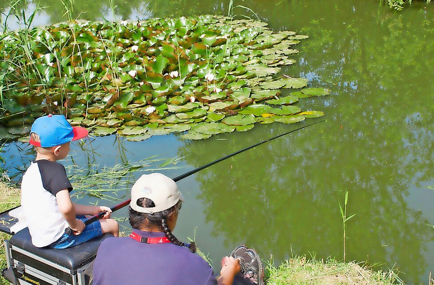 Pick a lake that’s simple to fish if you’re taking kids